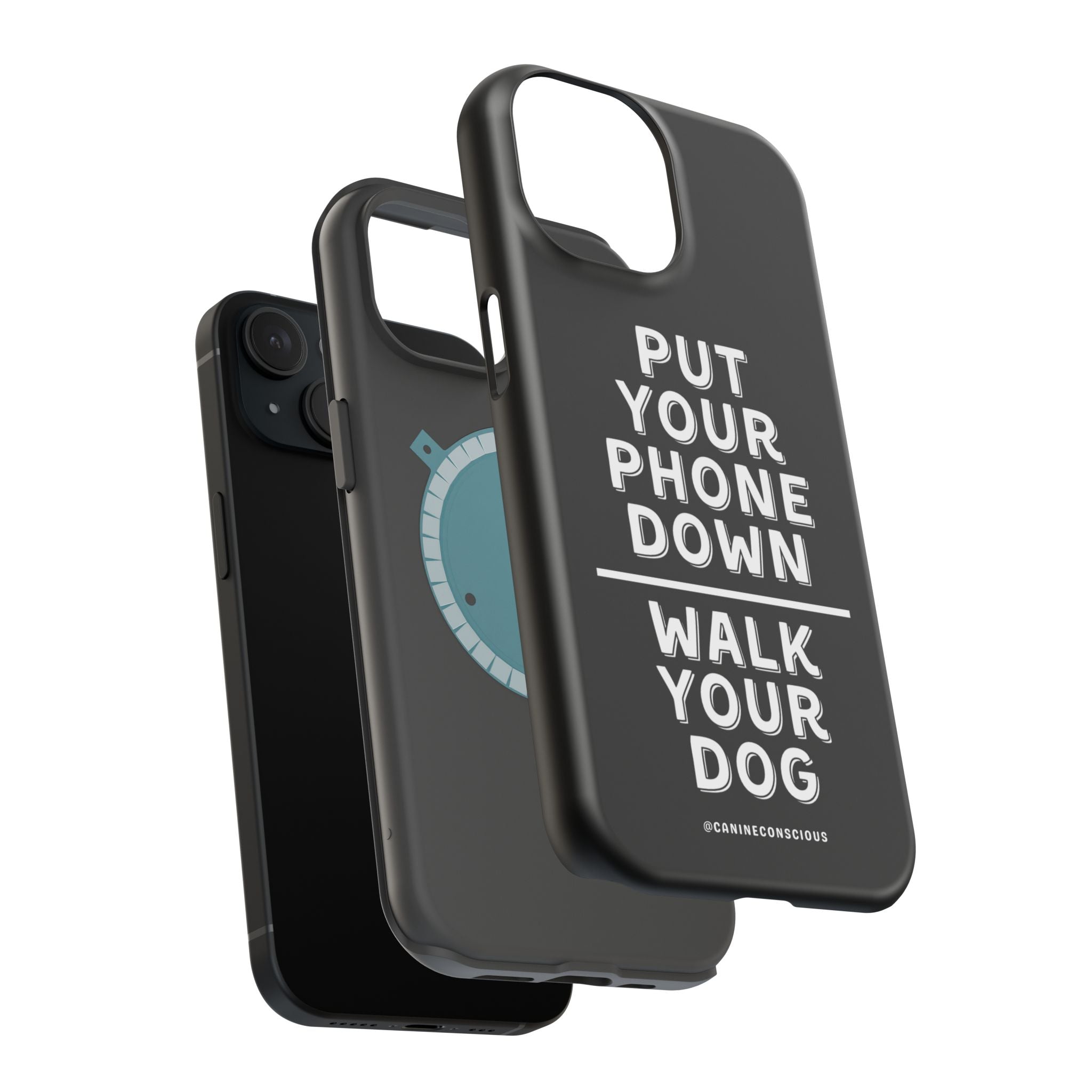 Put Your Phone Down / Walk Your Dog Magnetic Impact-Resistant Cases