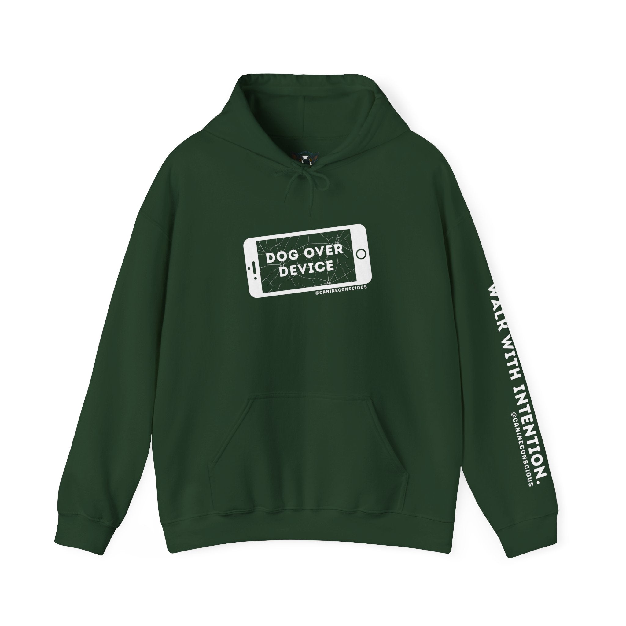 Dog Over Device Unisex Heavy Blend™ Hooded Sweatshirt