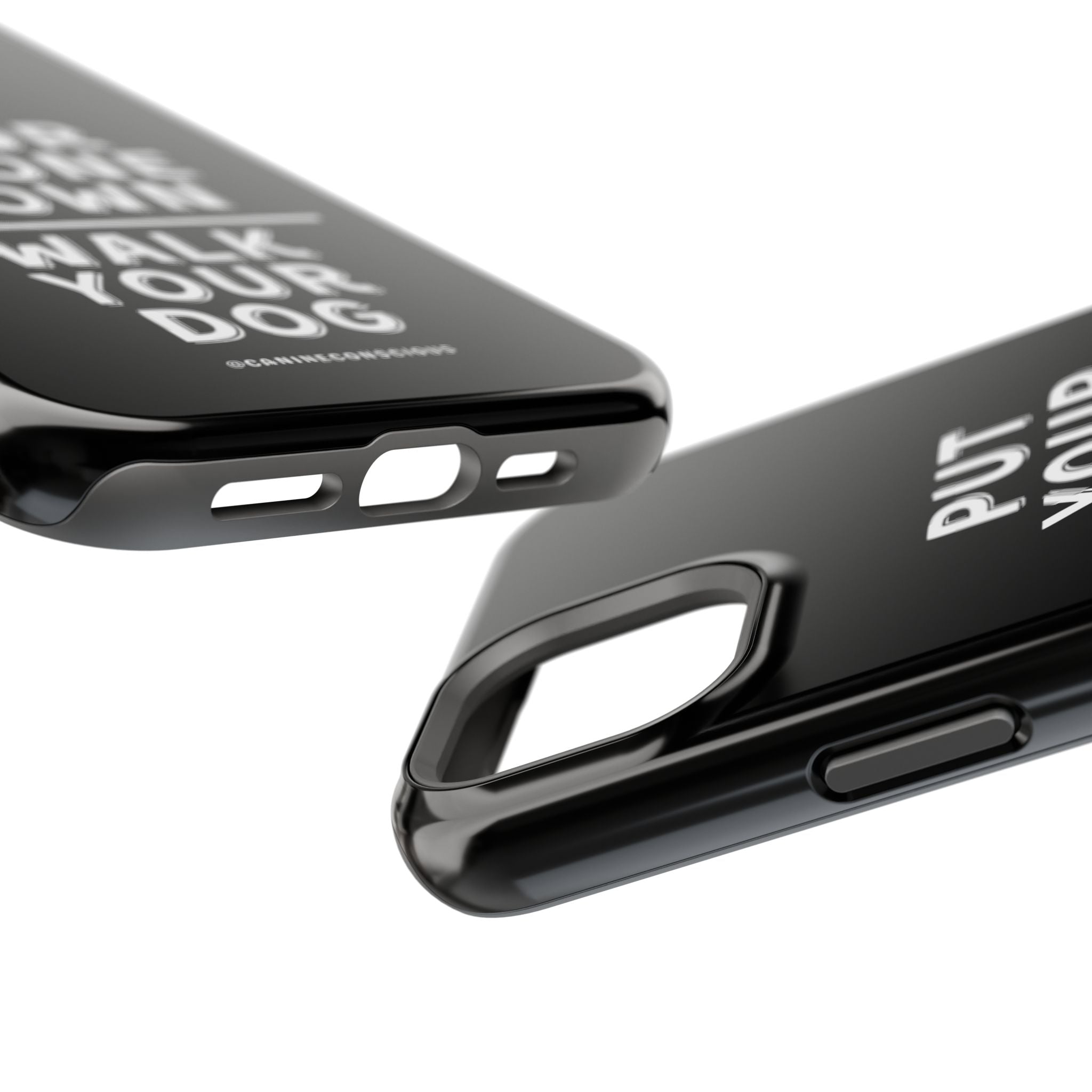Put Your Phone Down / Walk Your Dog Magnetic Impact-Resistant Cases