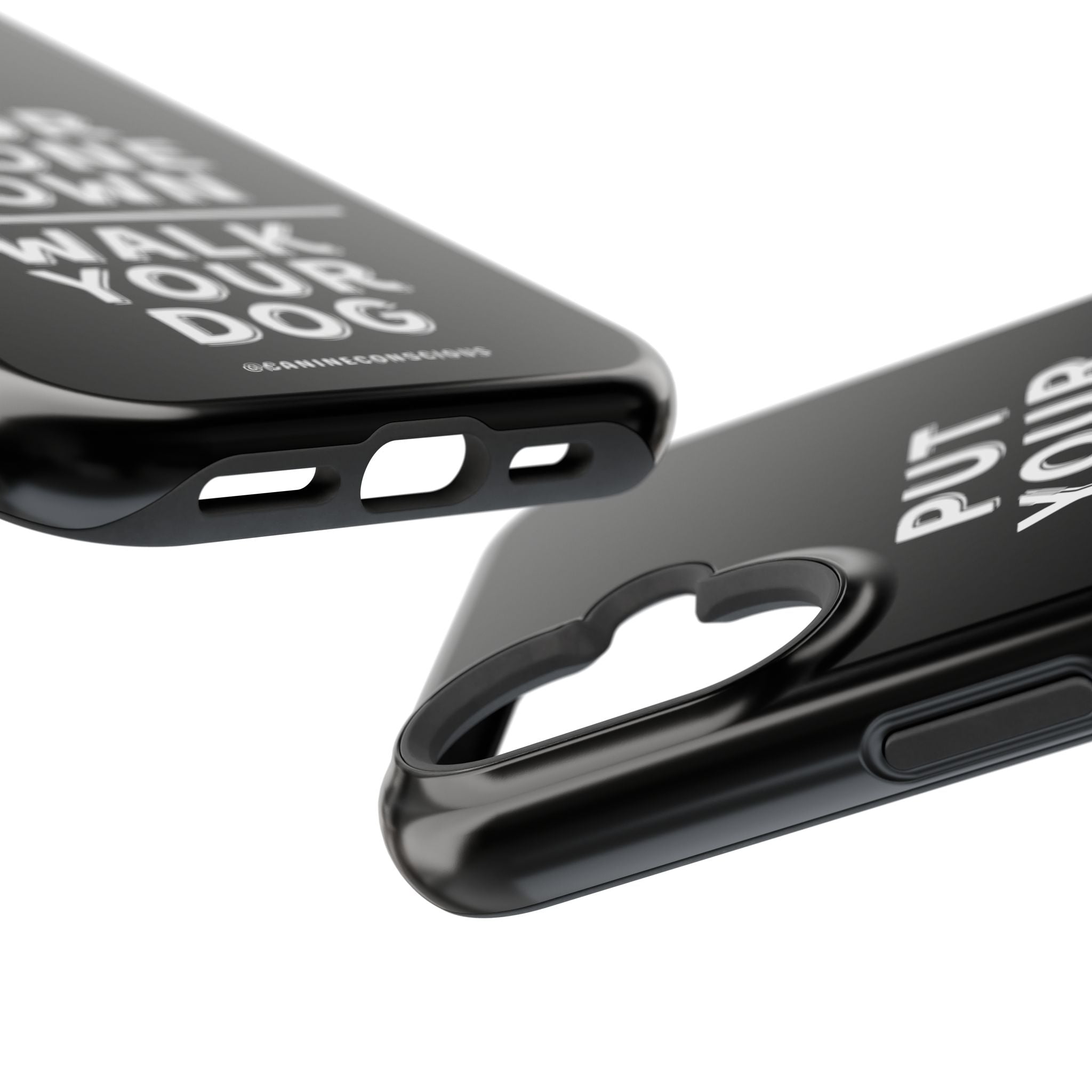 Put Your Phone Down / Walk Your Dog Magnetic Impact-Resistant Cases