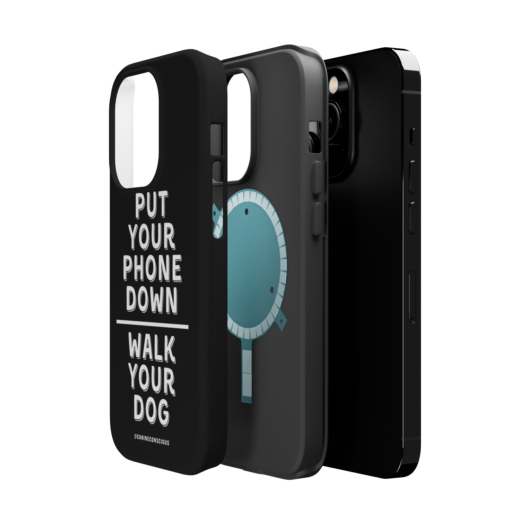 Put Your Phone Down / Walk Your Dog Magnetic Impact-Resistant Cases
