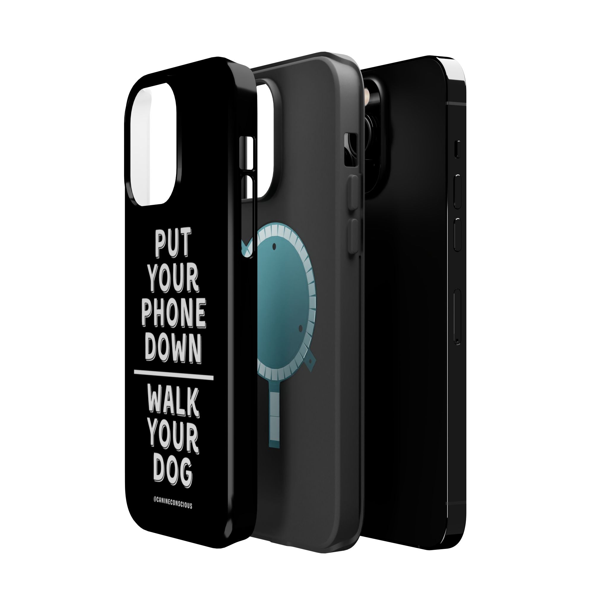 Put Your Phone Down / Walk Your Dog Magnetic Impact-Resistant Cases