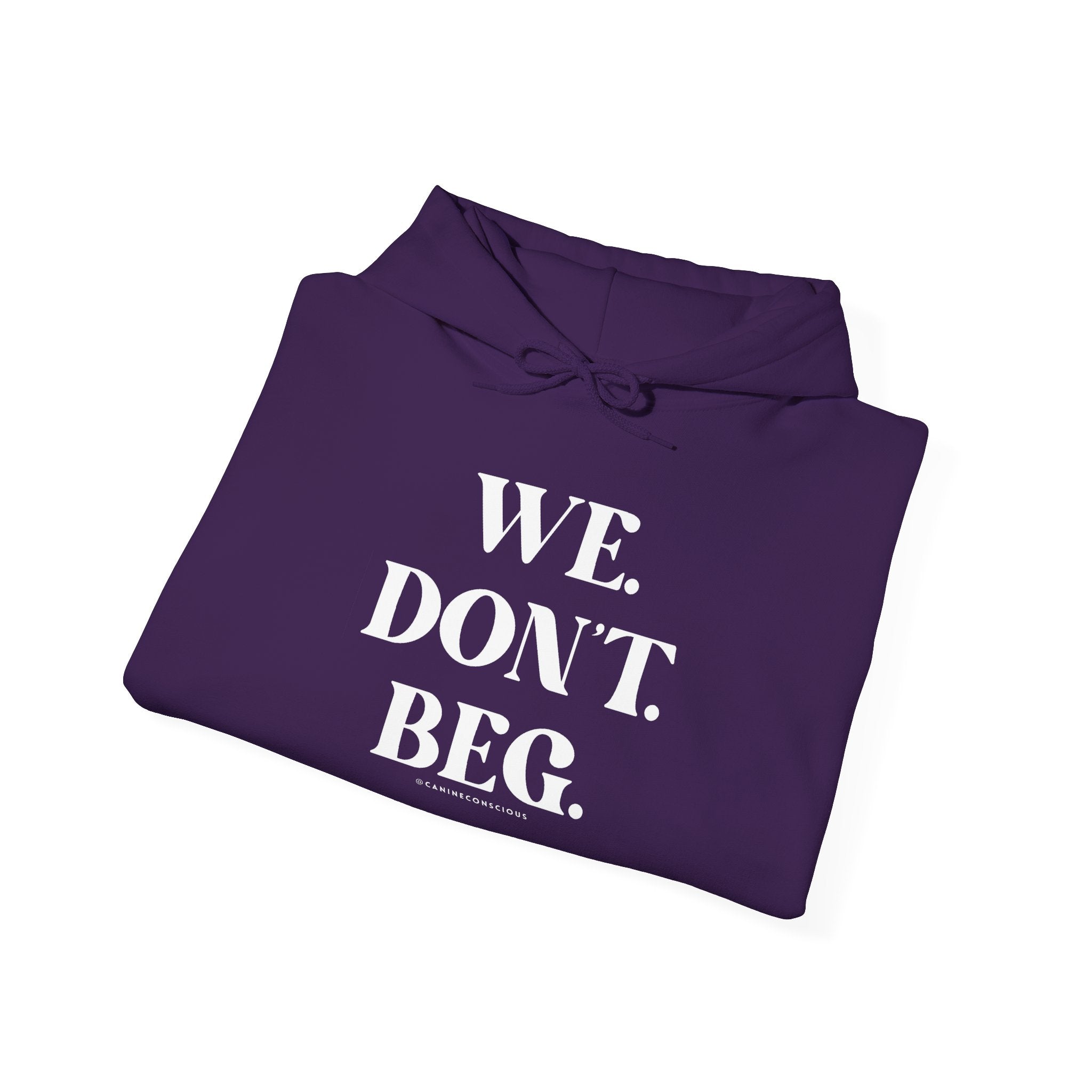 WE.DON'T.BEG.-Heavy hoodie