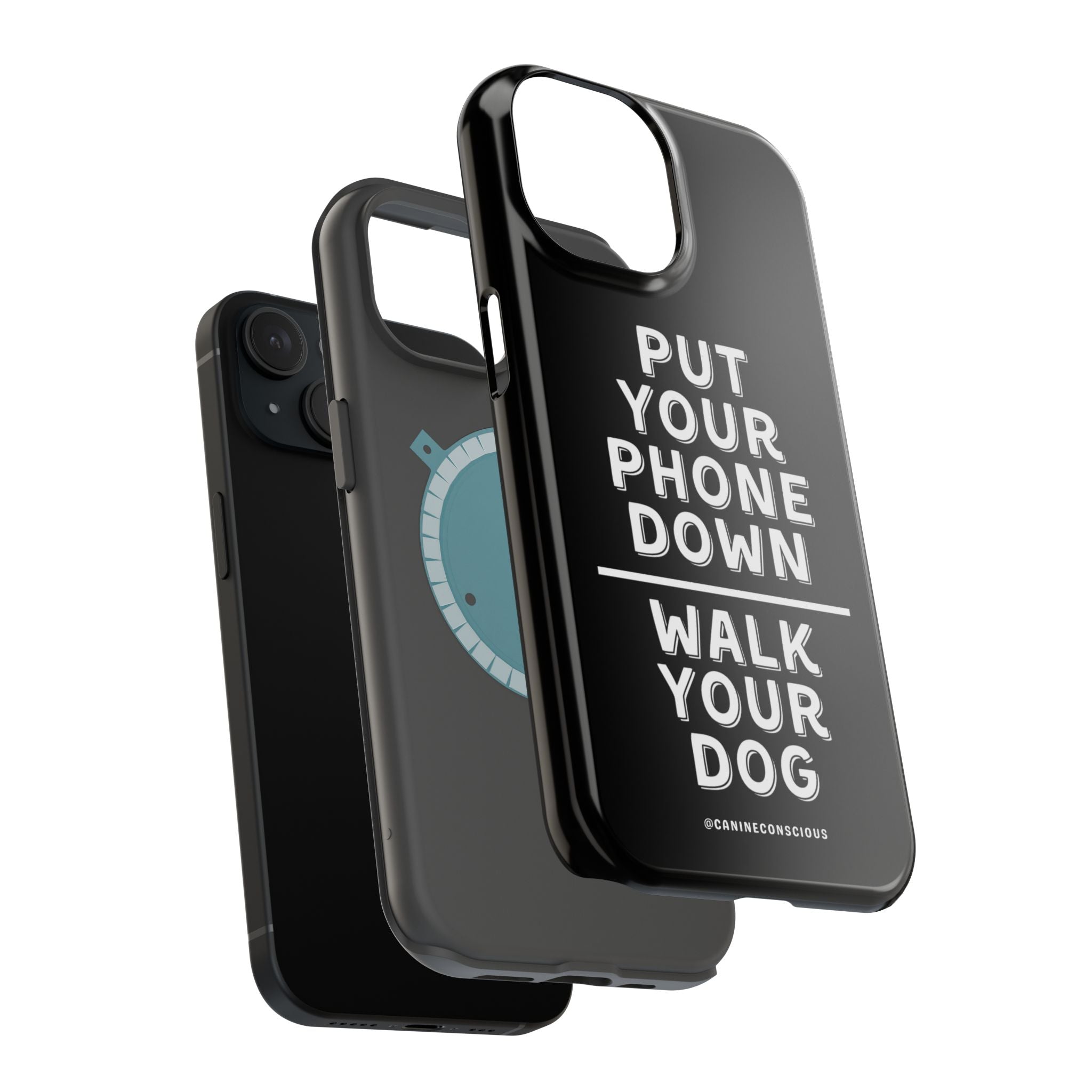 Put Your Phone Down / Walk Your Dog Magnetic Impact-Resistant Cases