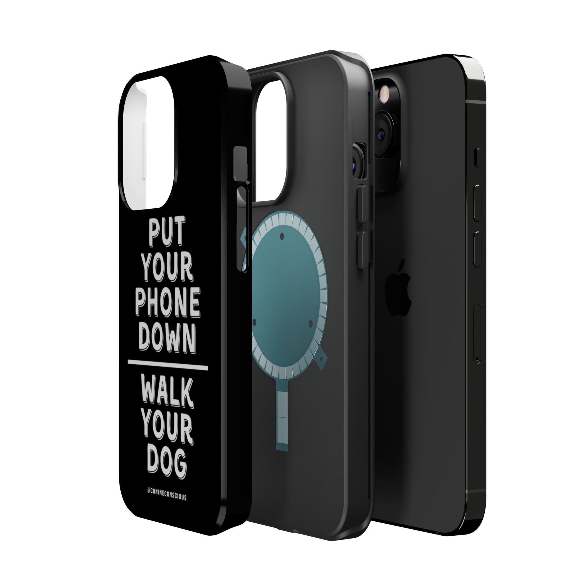 Put Your Phone Down / Walk Your Dog Magnetic Impact-Resistant Cases