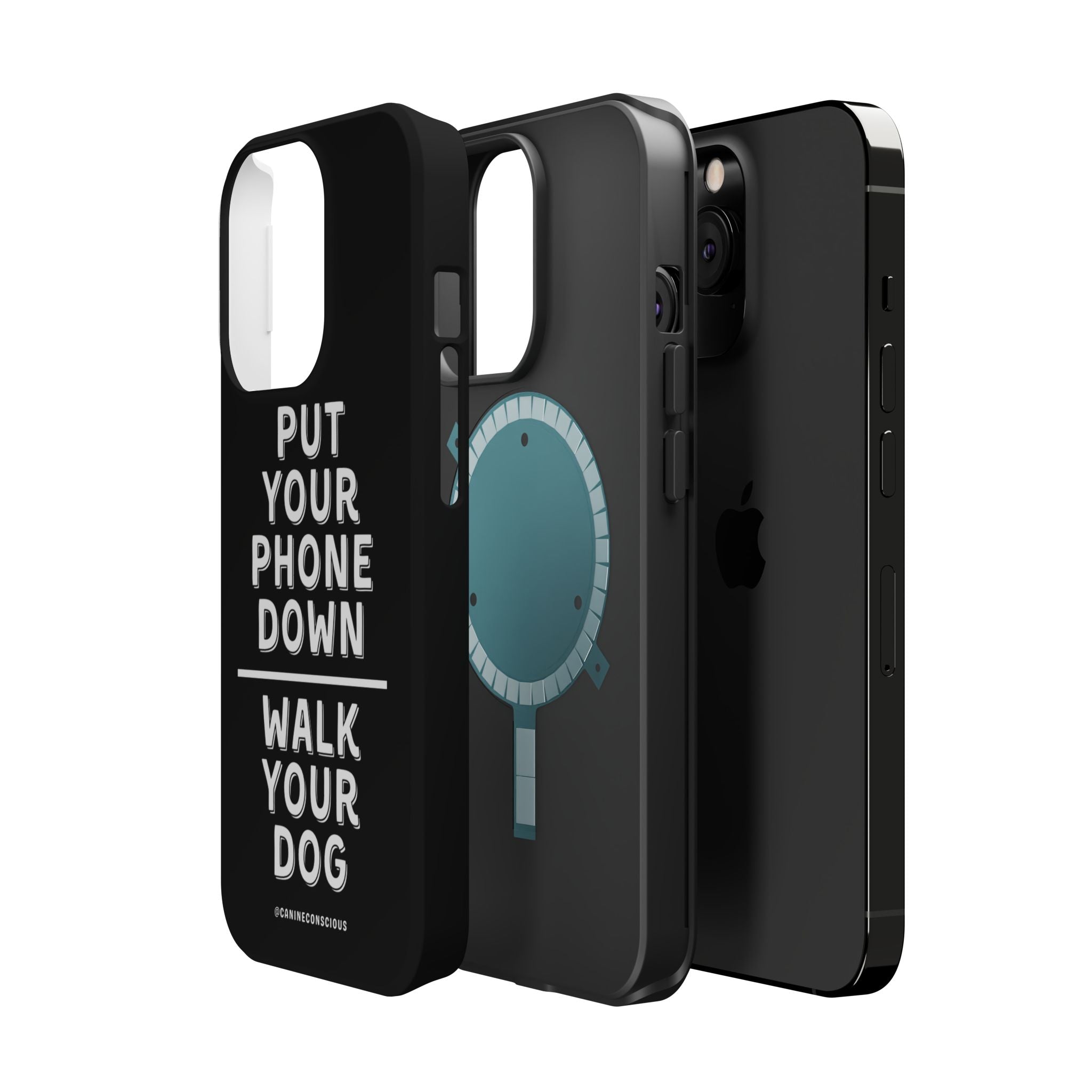 Put Your Phone Down / Walk Your Dog Magnetic Impact-Resistant Cases