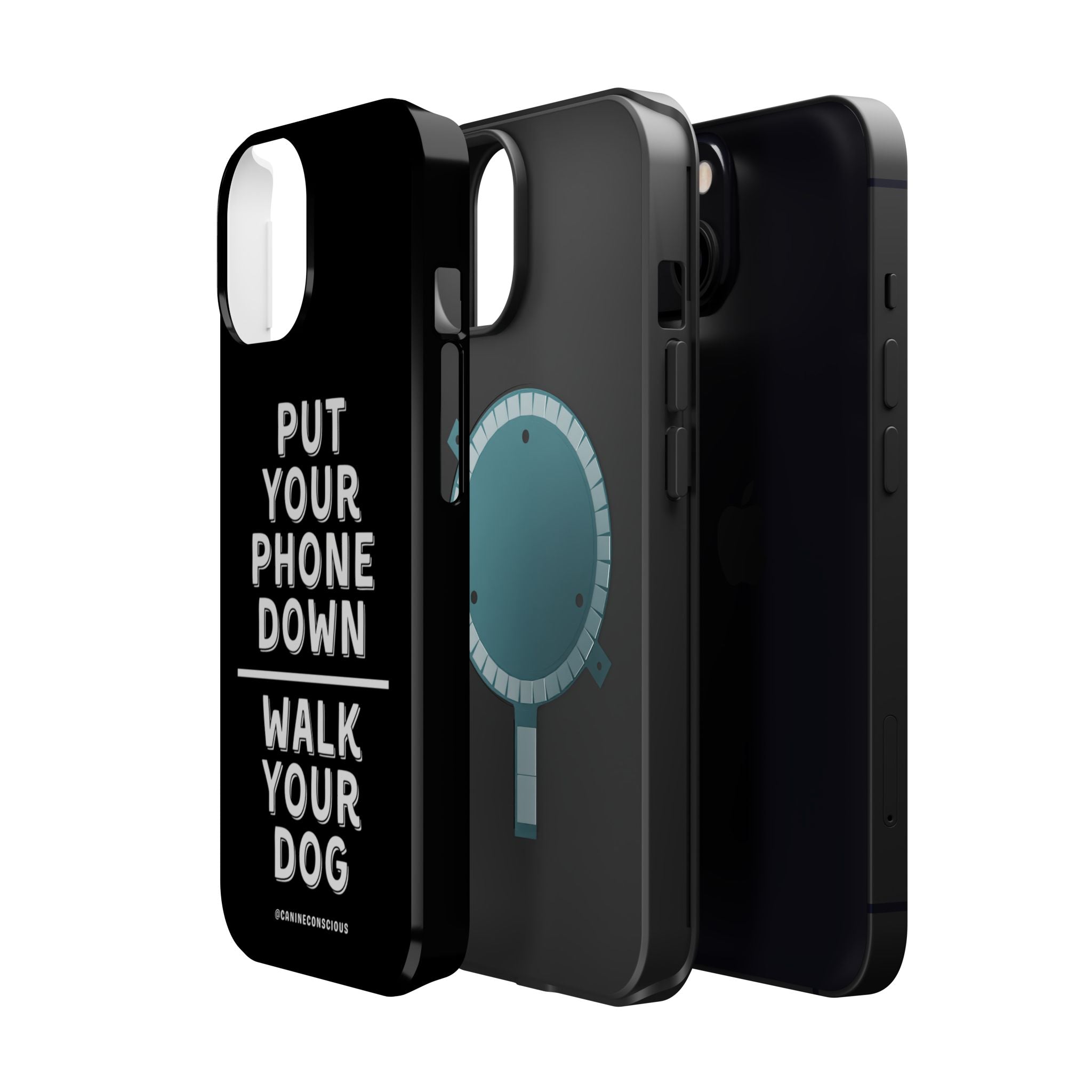 Put Your Phone Down / Walk Your Dog Magnetic Impact-Resistant Cases
