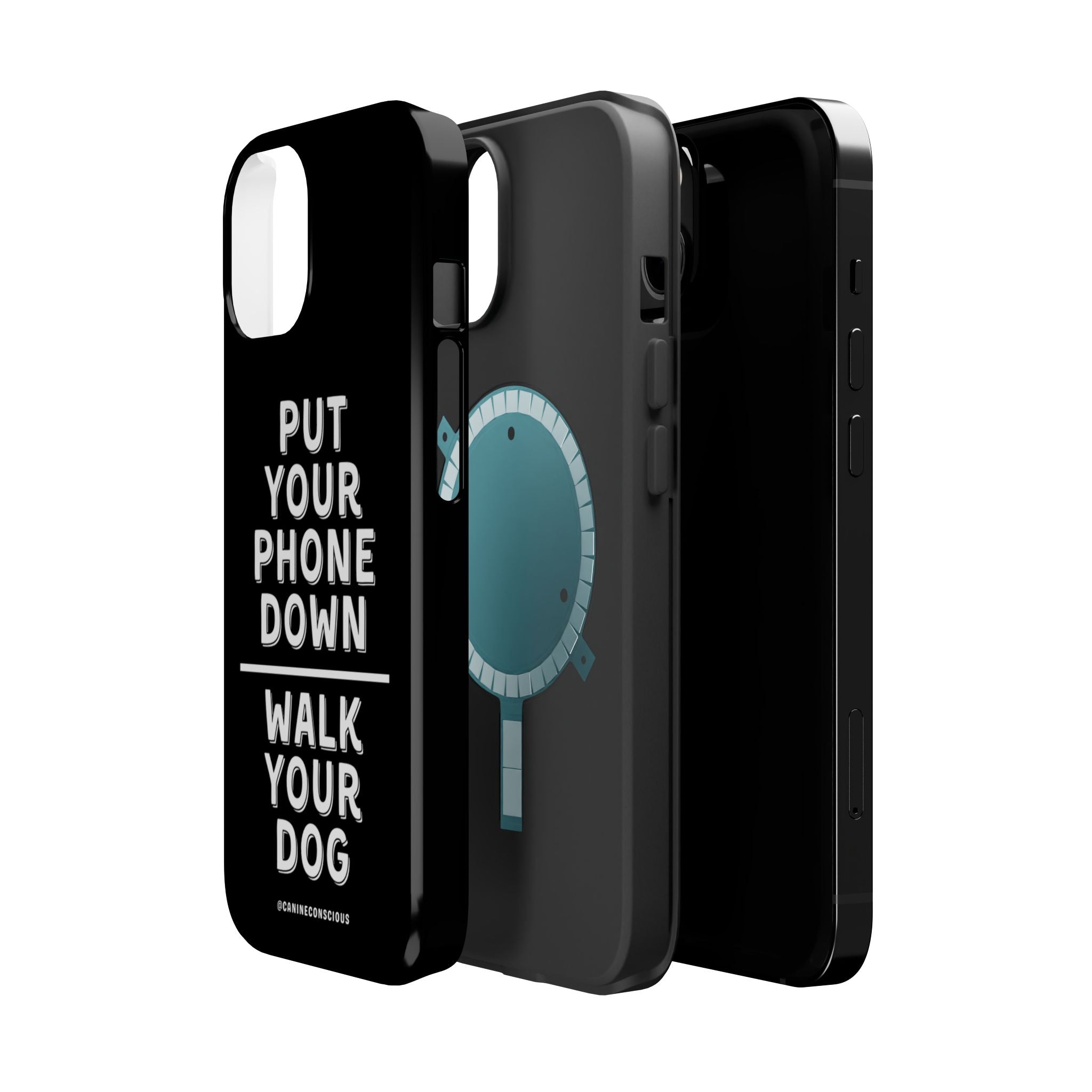 Put Your Phone Down / Walk Your Dog Magnetic Impact-Resistant Cases