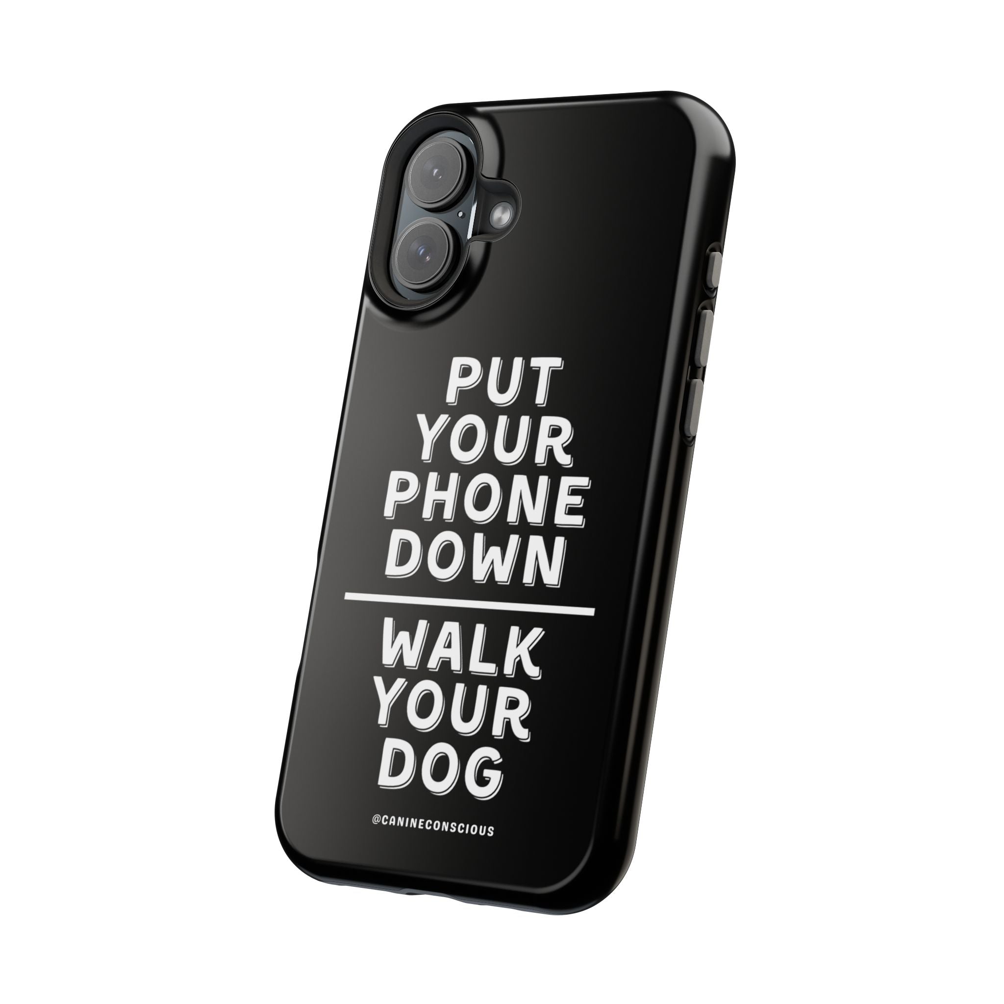 Put Your Phone Down / Walk Your Dog Magnetic Impact-Resistant Cases
