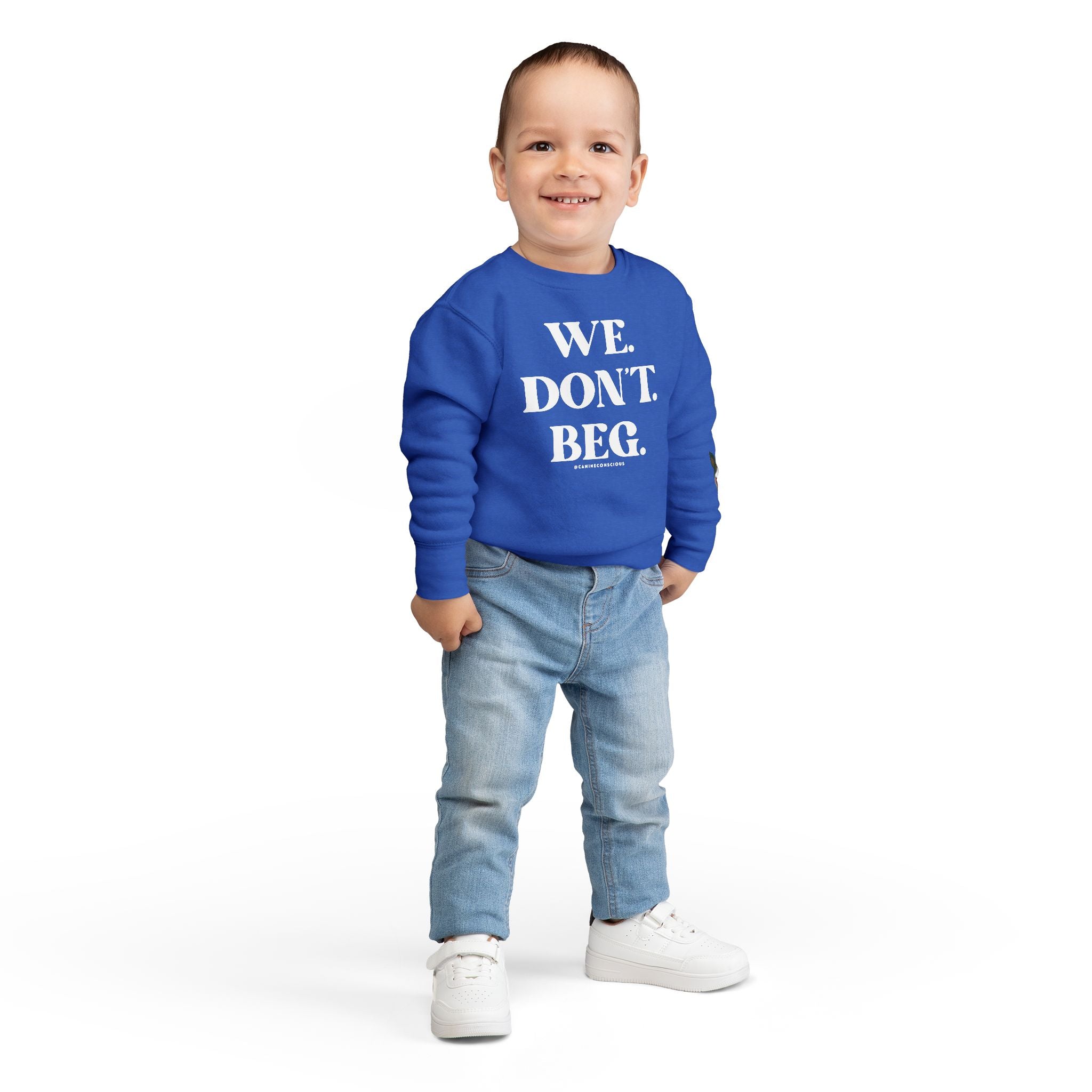 We.Don't.Beg.-Toddler sweater