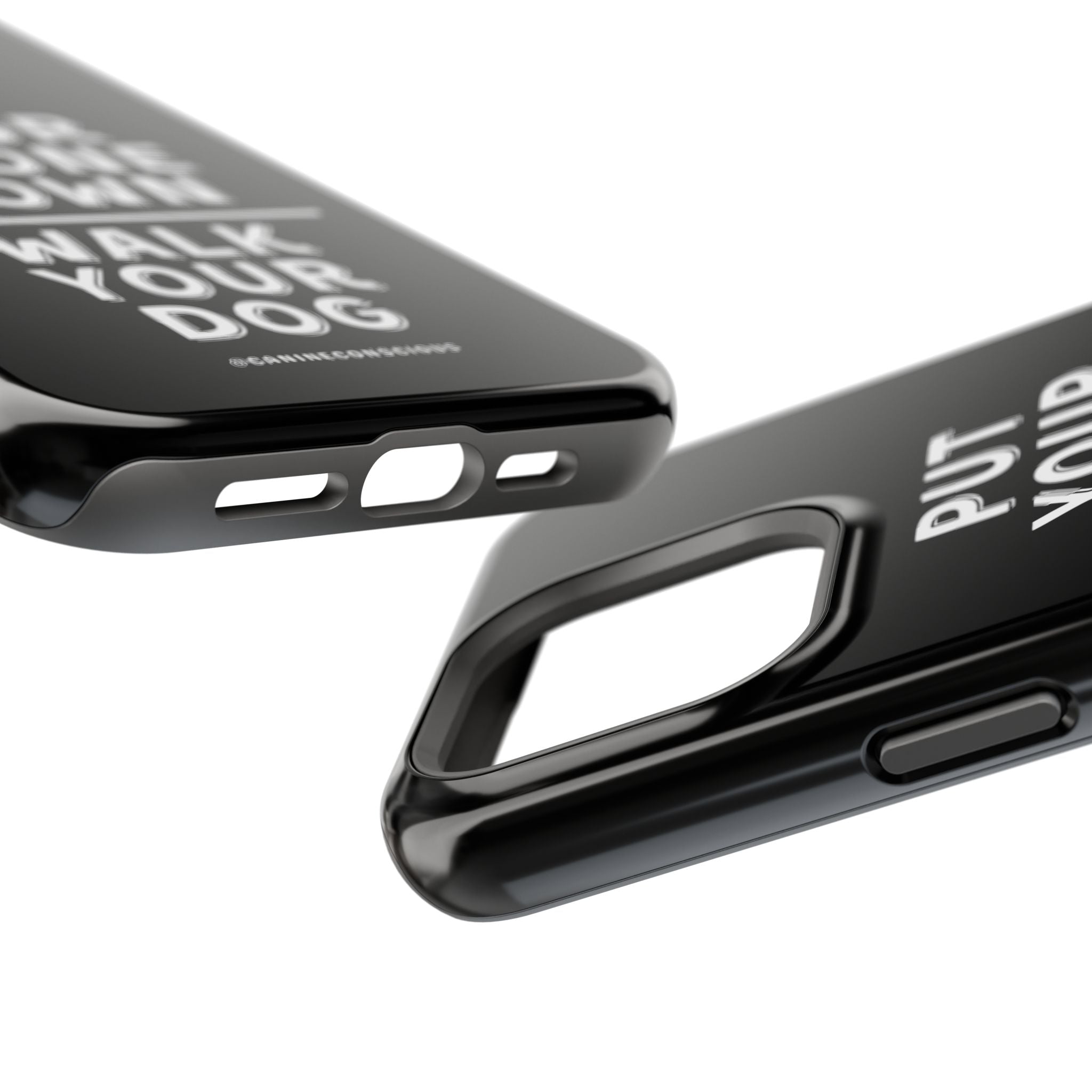 Put Your Phone Down / Walk Your Dog Magnetic Impact-Resistant Cases
