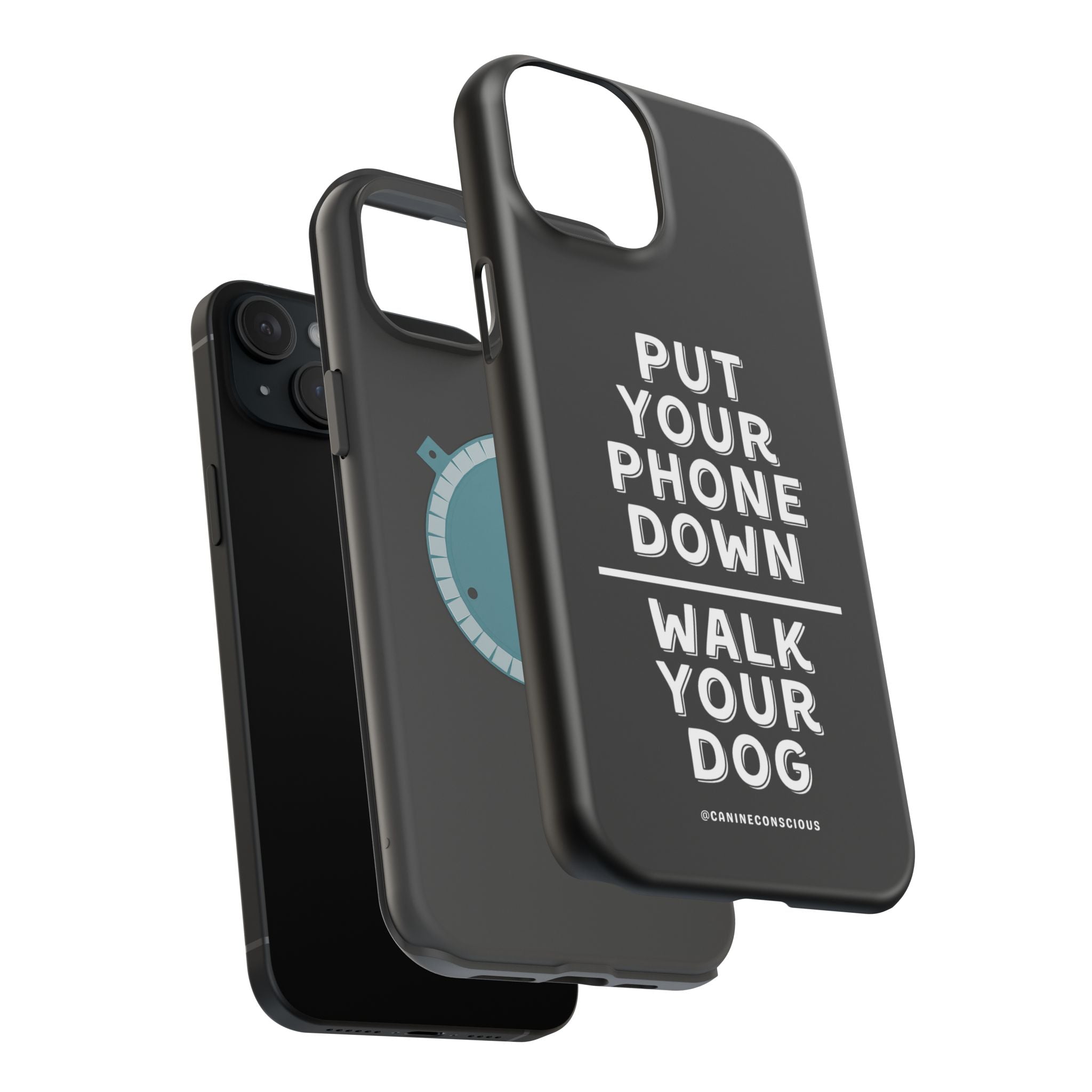 Put Your Phone Down / Walk Your Dog Magnetic Impact-Resistant Cases