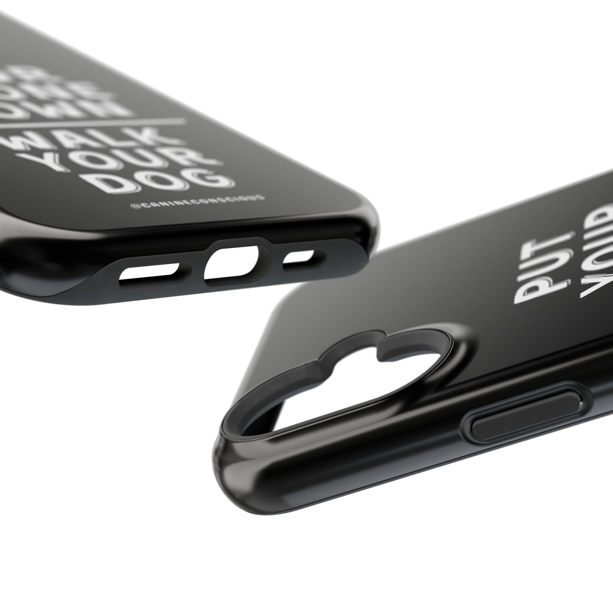 Put Your Phone Down / Walk Your Dog Magnetic Impact-Resistant Cases