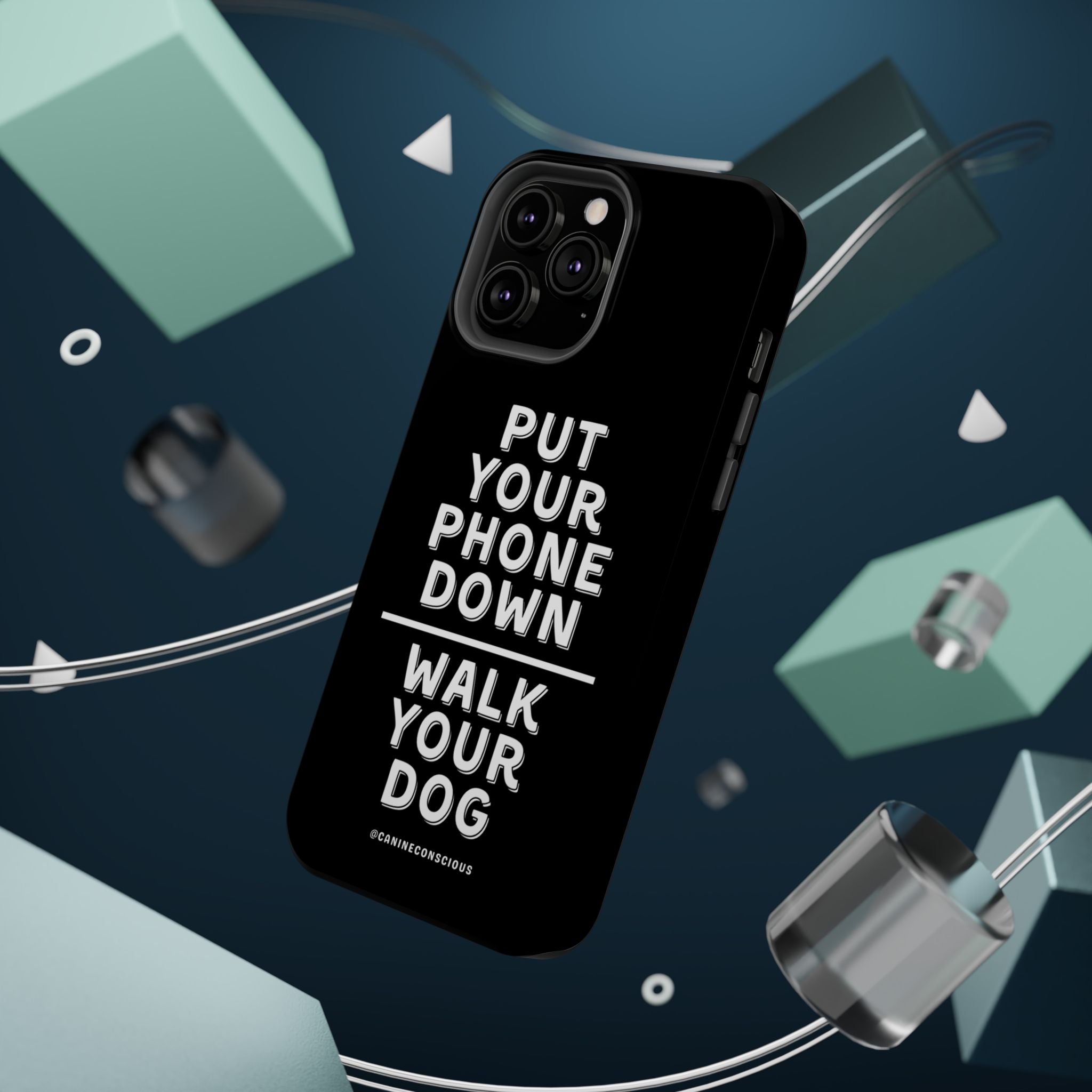 Put Your Phone Down / Walk Your Dog Magnetic Impact-Resistant Cases