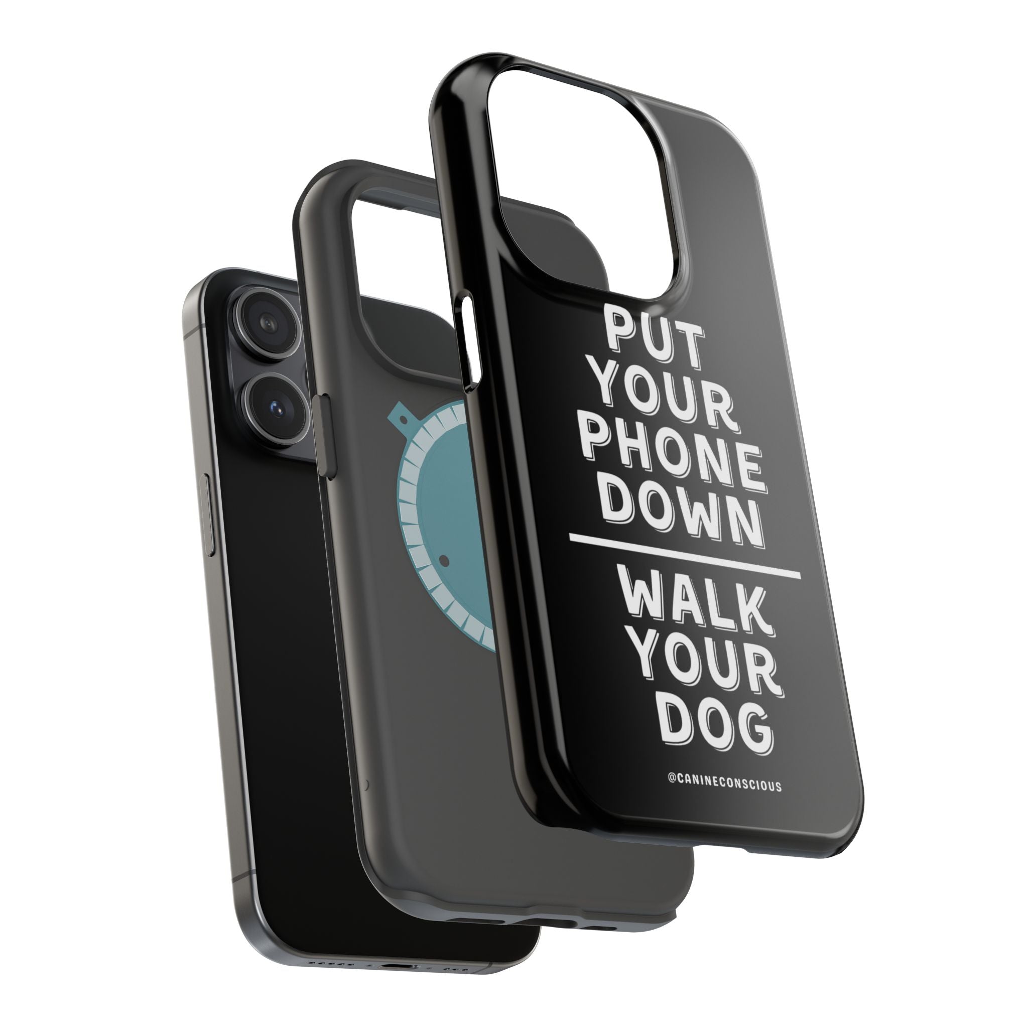 Put Your Phone Down / Walk Your Dog Magnetic Impact-Resistant Cases