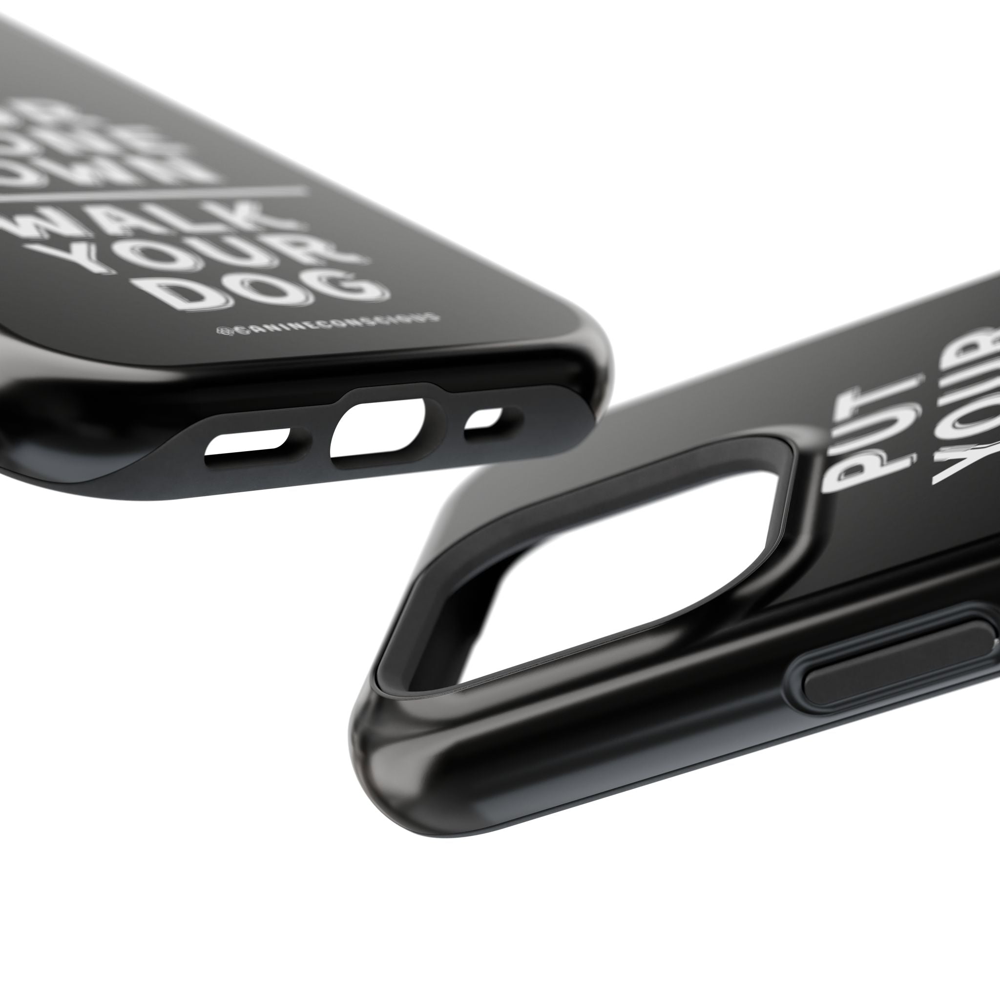 Put Your Phone Down / Walk Your Dog Magnetic Impact-Resistant Cases
