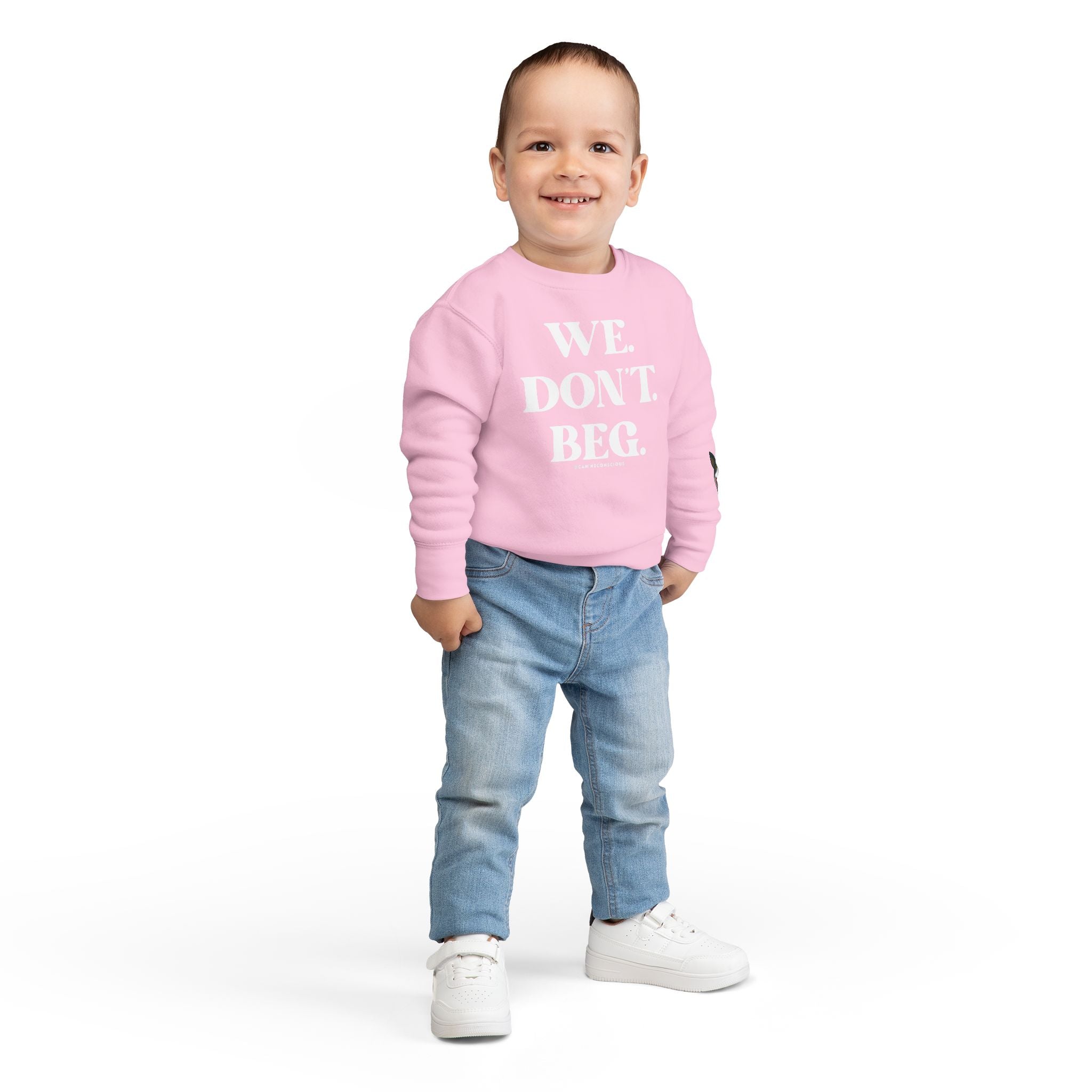We.Don't.Beg.-Toddler sweater