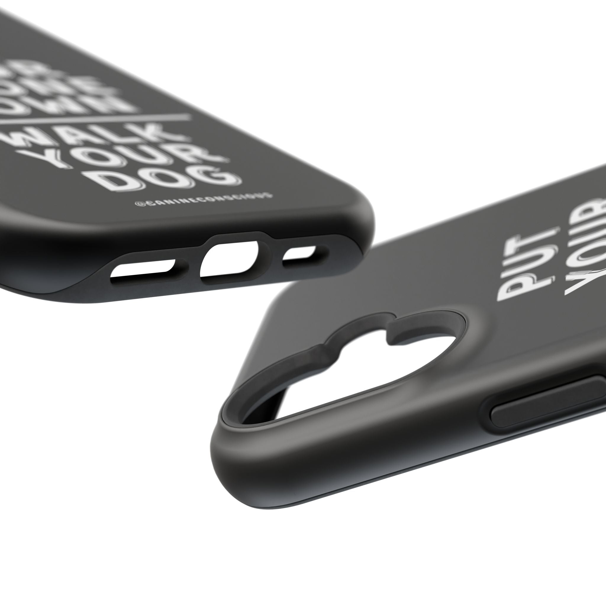 Put Your Phone Down / Walk Your Dog Magnetic Impact-Resistant Cases