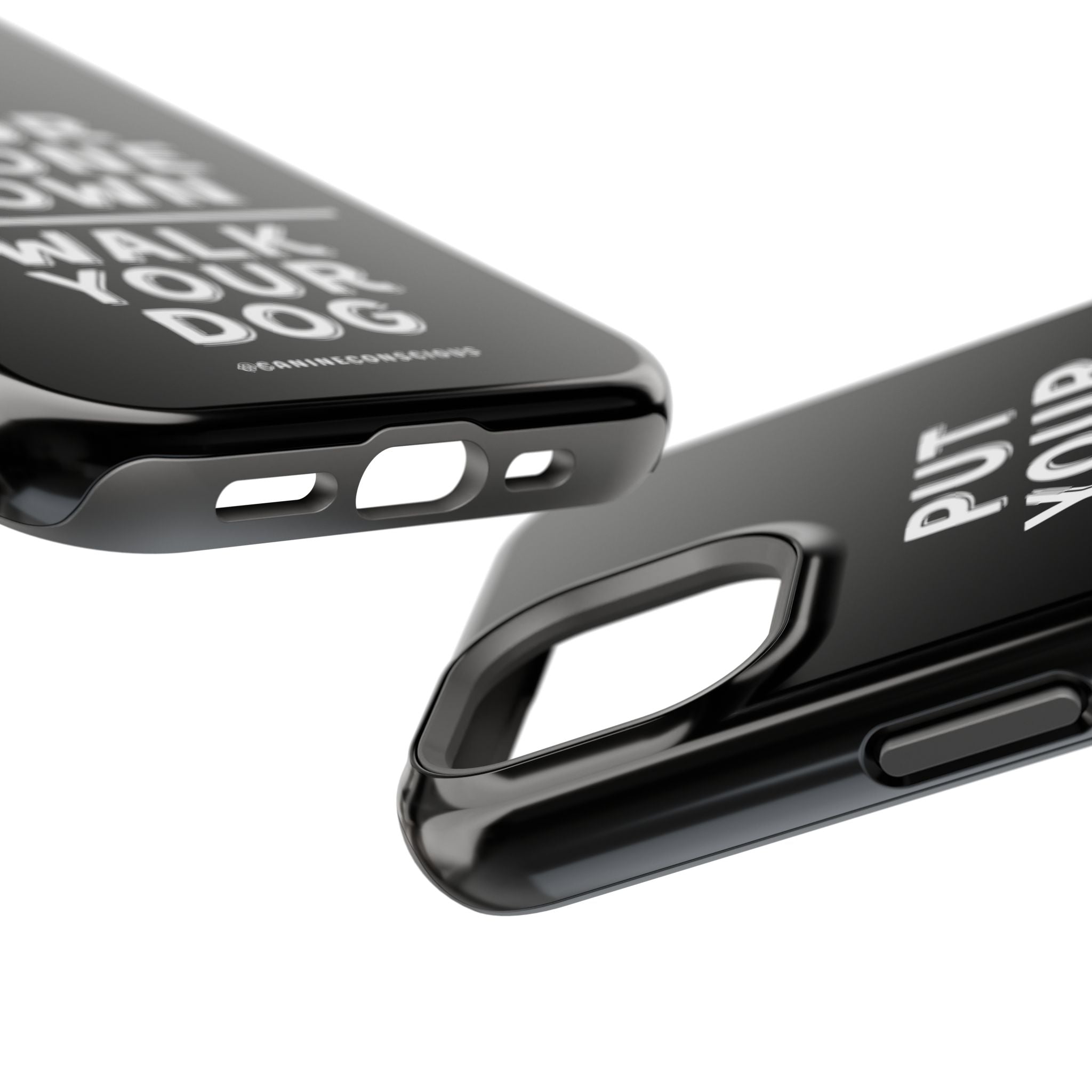 Put Your Phone Down / Walk Your Dog Magnetic Impact-Resistant Cases