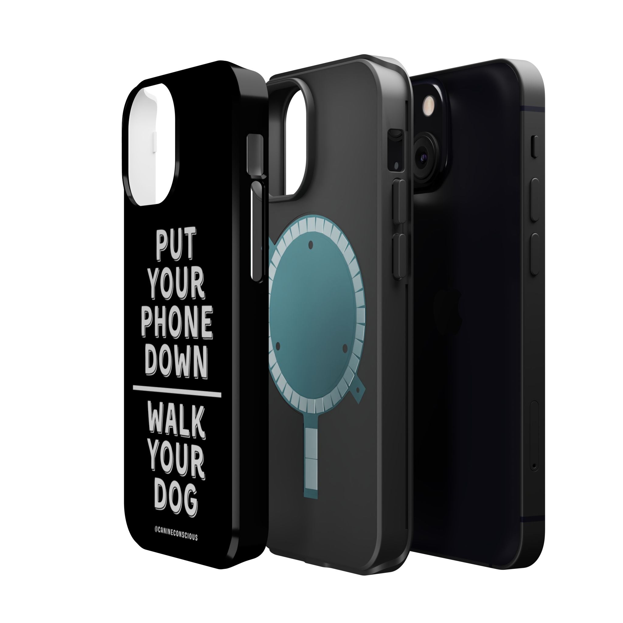Put Your Phone Down / Walk Your Dog Magnetic Impact-Resistant Cases