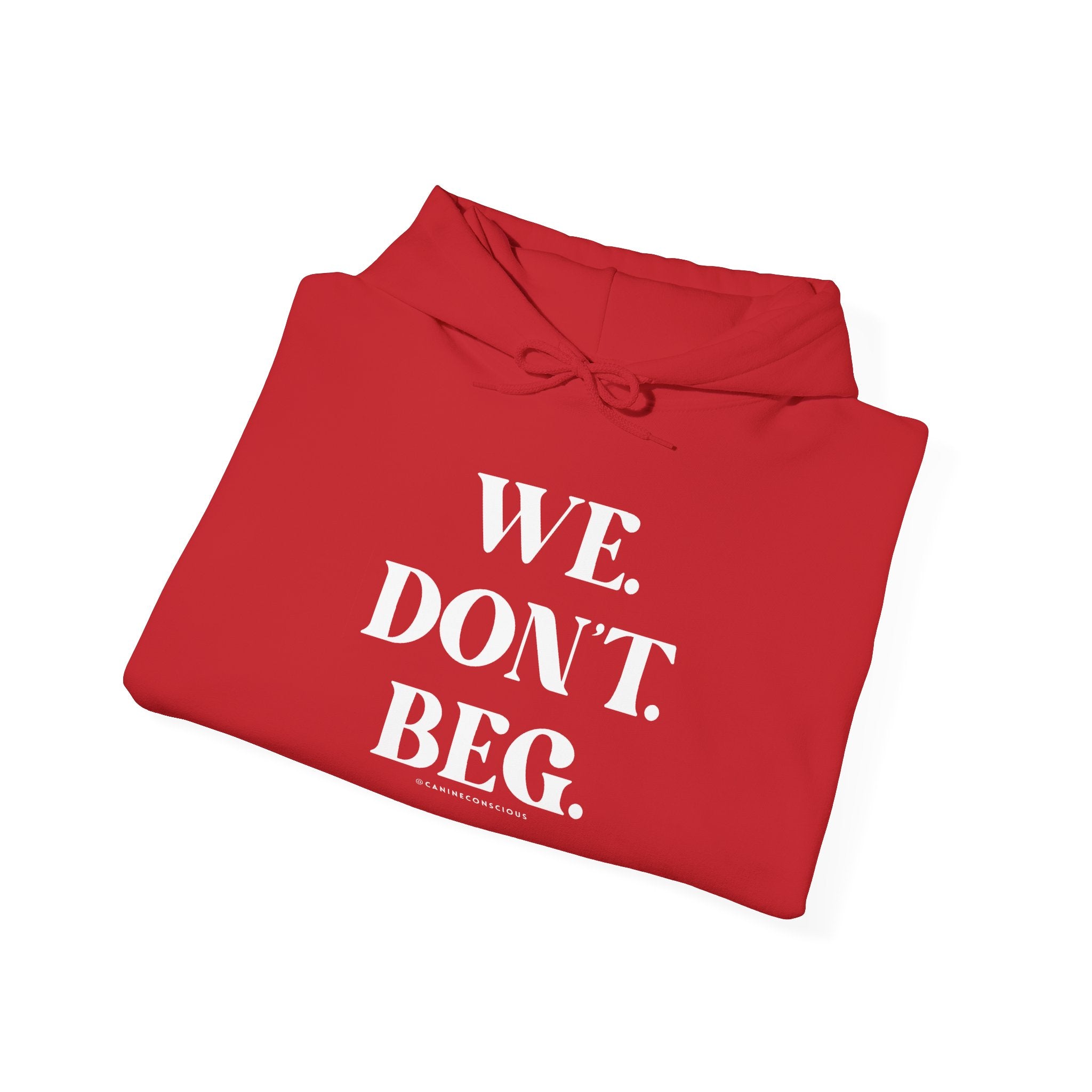 WE.DON'T.BEG.-Heavy hoodie
