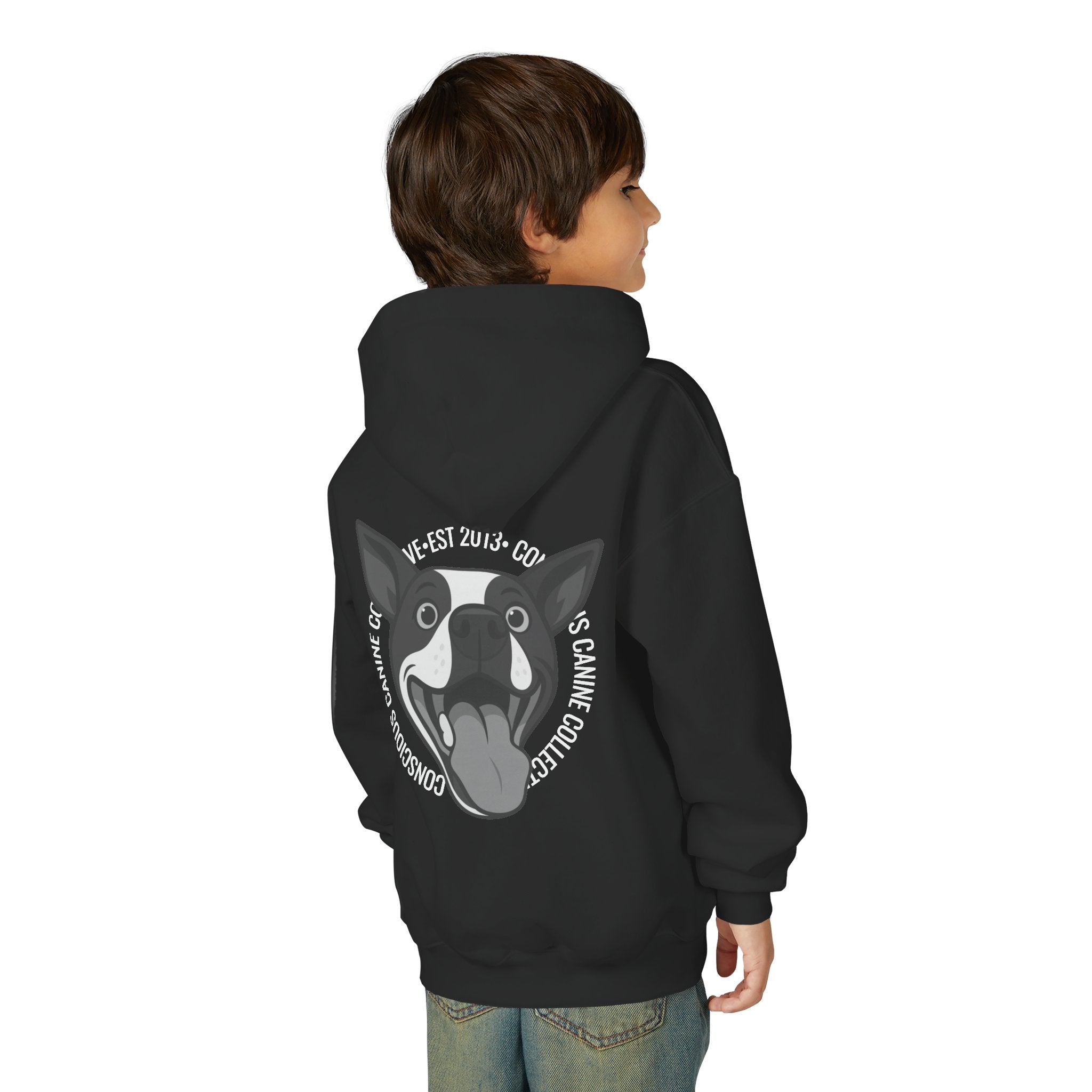 Straight Outtha Doghouse-Kids hoodie