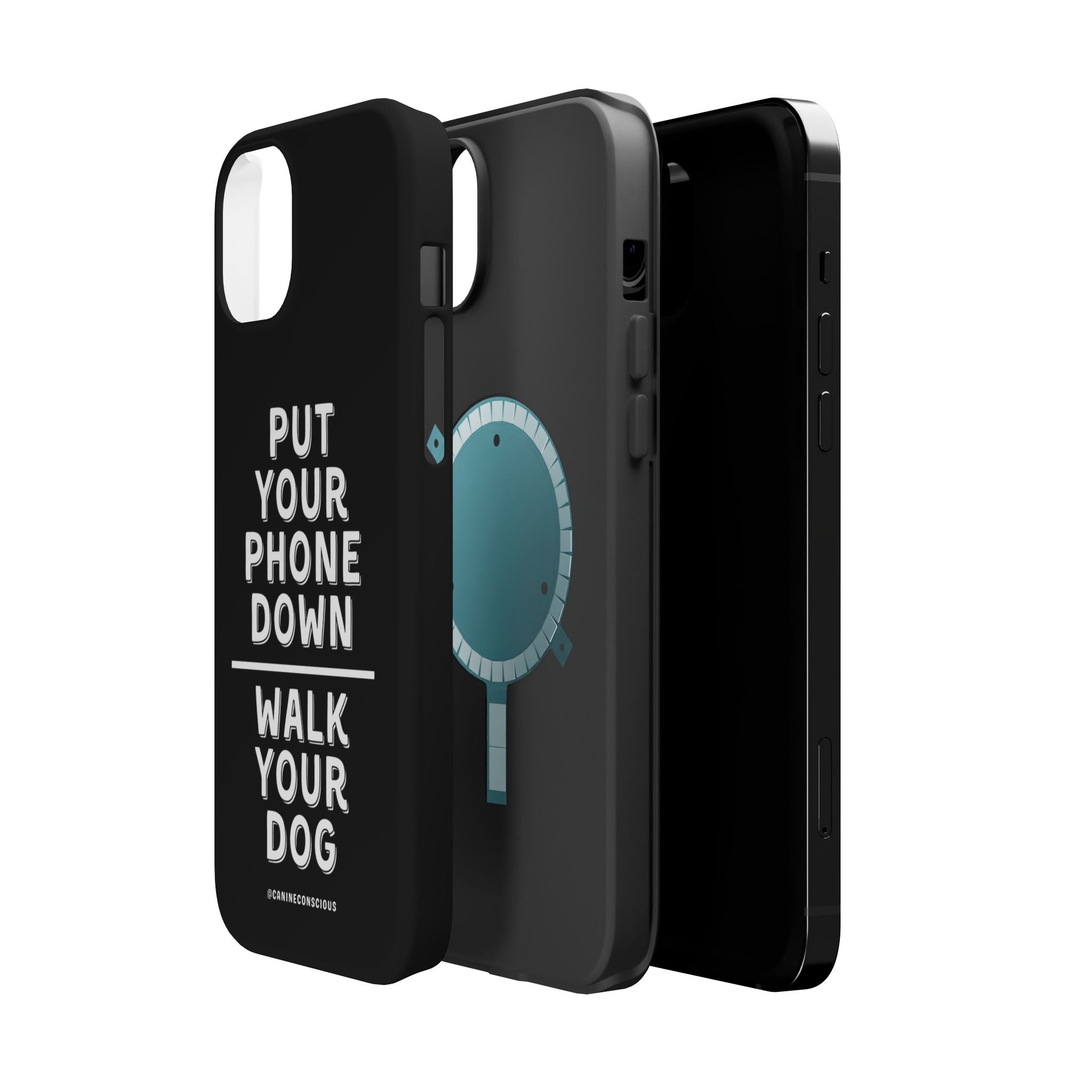 Put Your Phone Down / Walk Your Dog Magnetic Impact-Resistant Cases