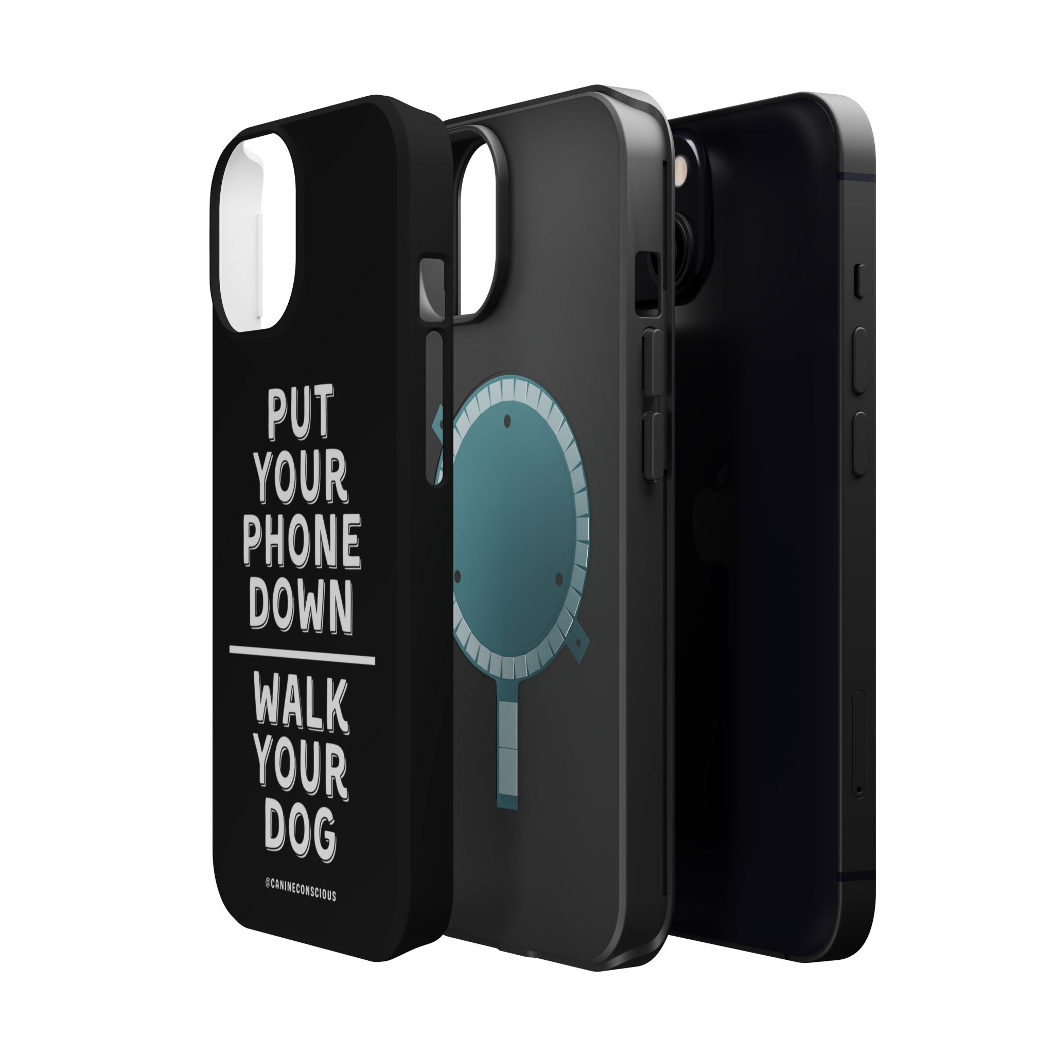 Put Your Phone Down / Walk Your Dog Magnetic Impact-Resistant Cases