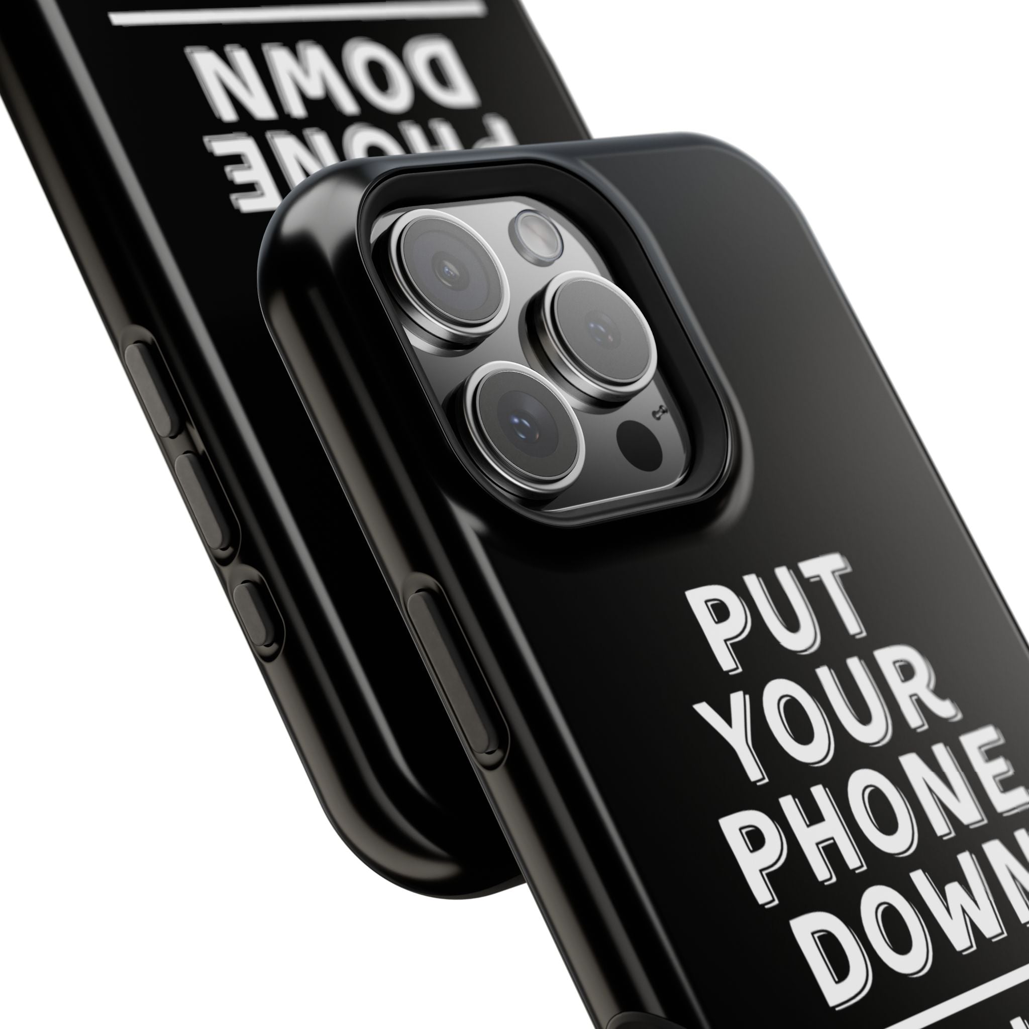 Put Your Phone Down / Walk Your Dog Magnetic Impact-Resistant Cases