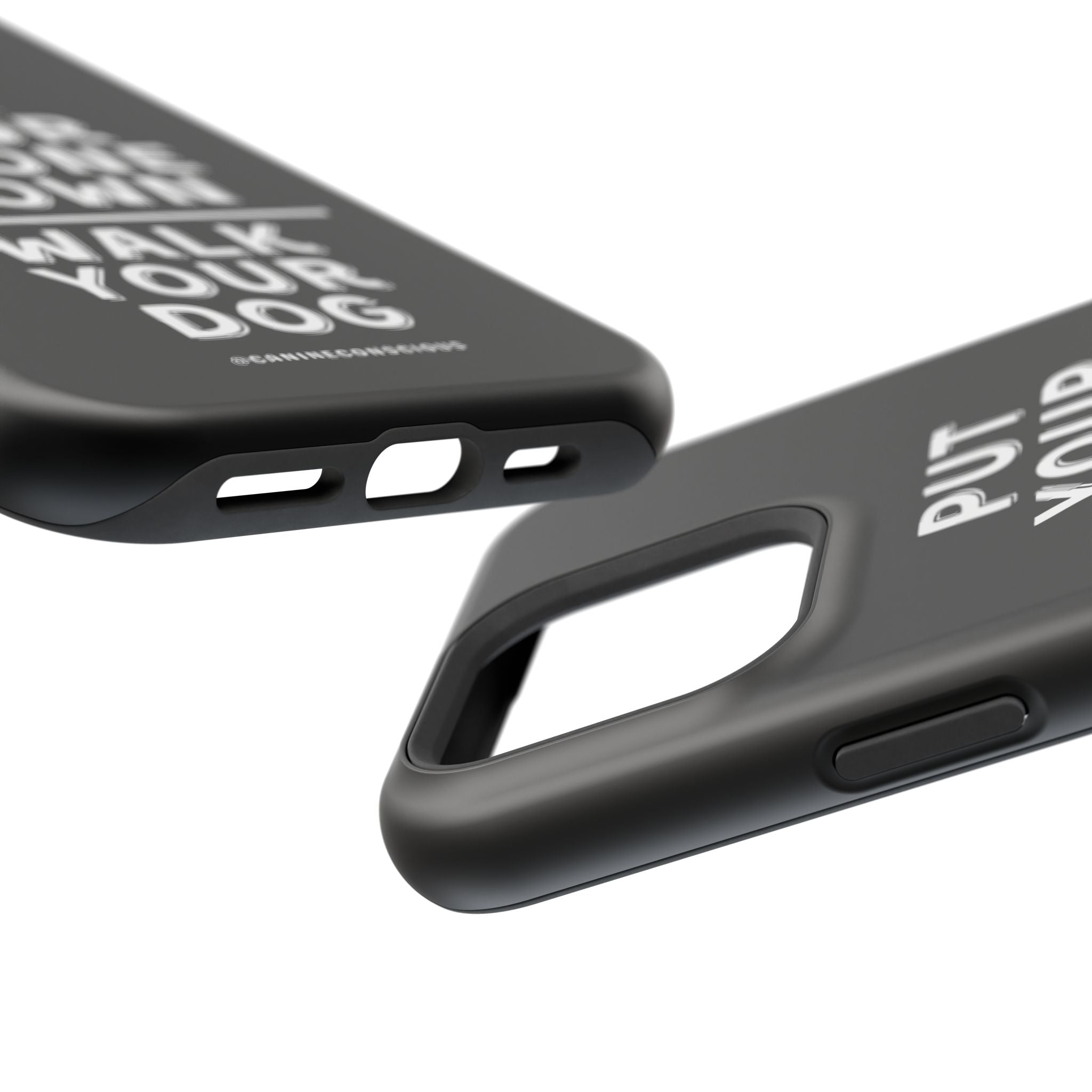 Put Your Phone Down / Walk Your Dog Magnetic Impact-Resistant Cases