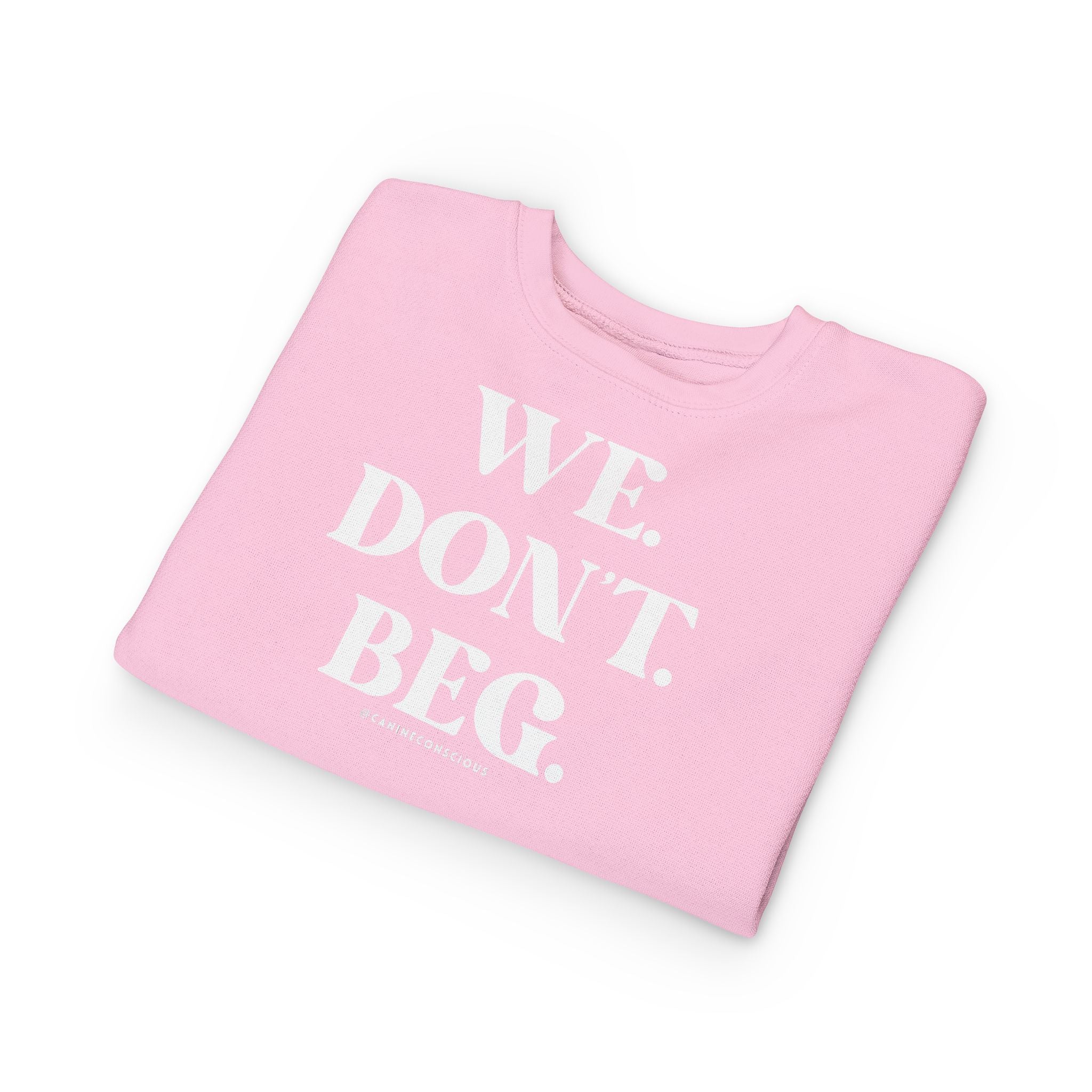 We.Don't.Beg.-Toddler sweater
