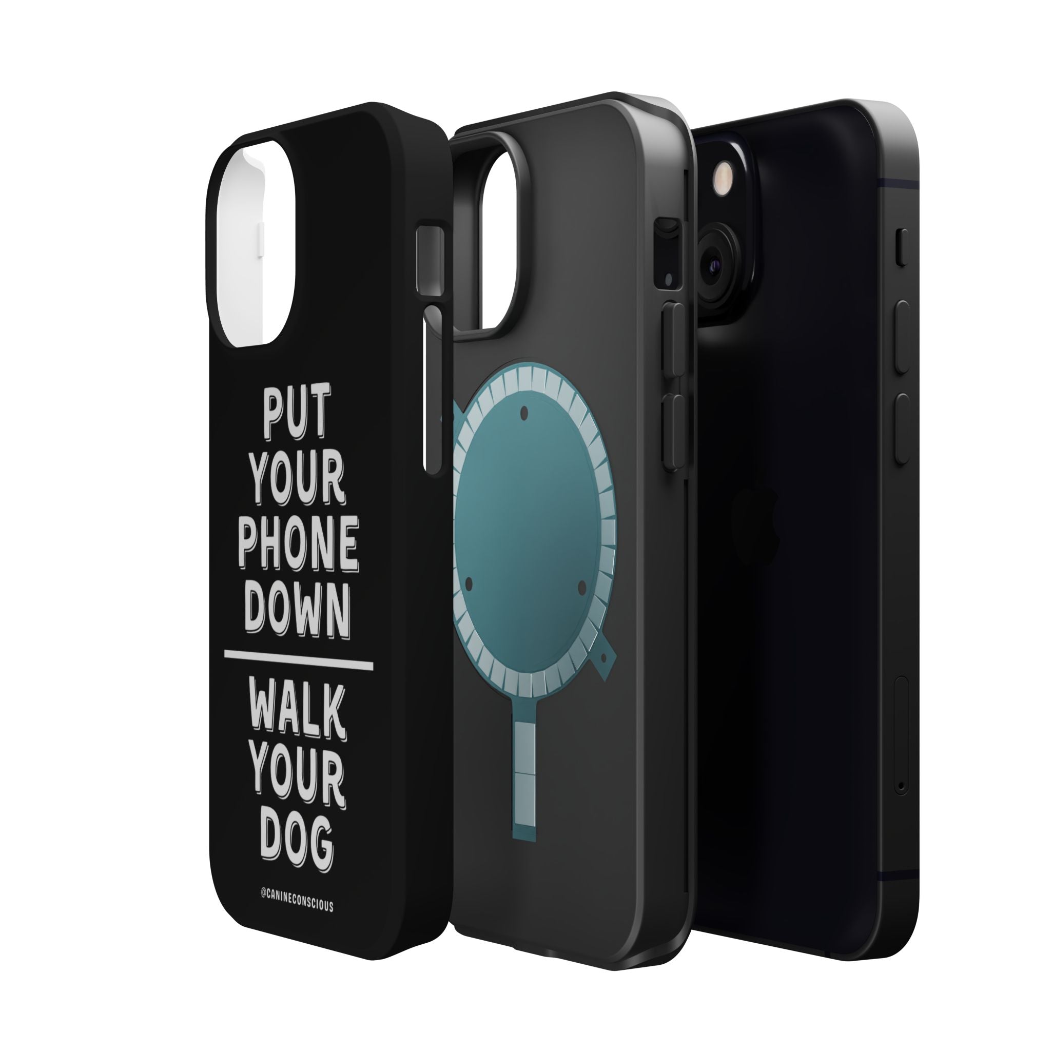 Put Your Phone Down / Walk Your Dog Magnetic Impact-Resistant Cases