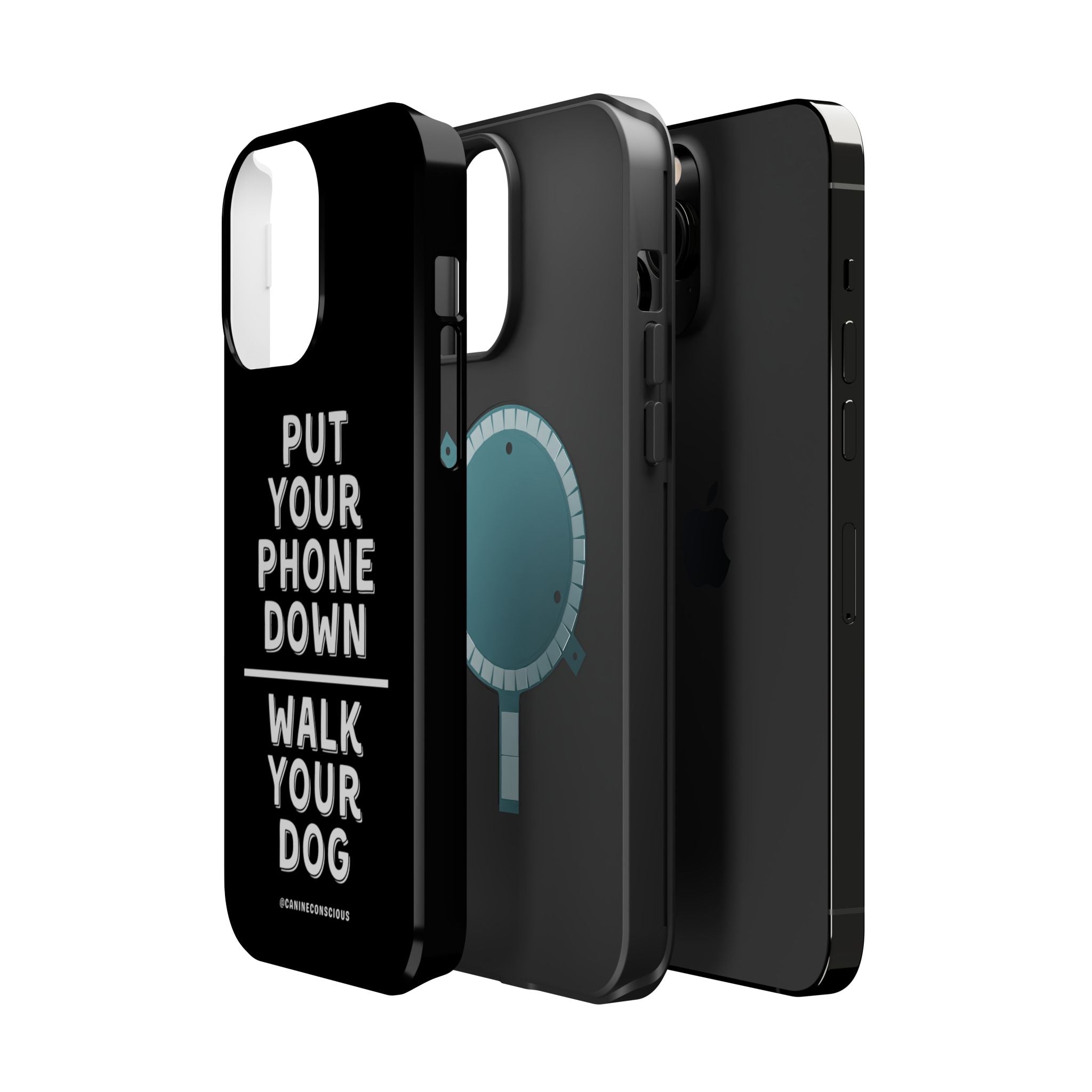 Put Your Phone Down / Walk Your Dog Magnetic Impact-Resistant Cases