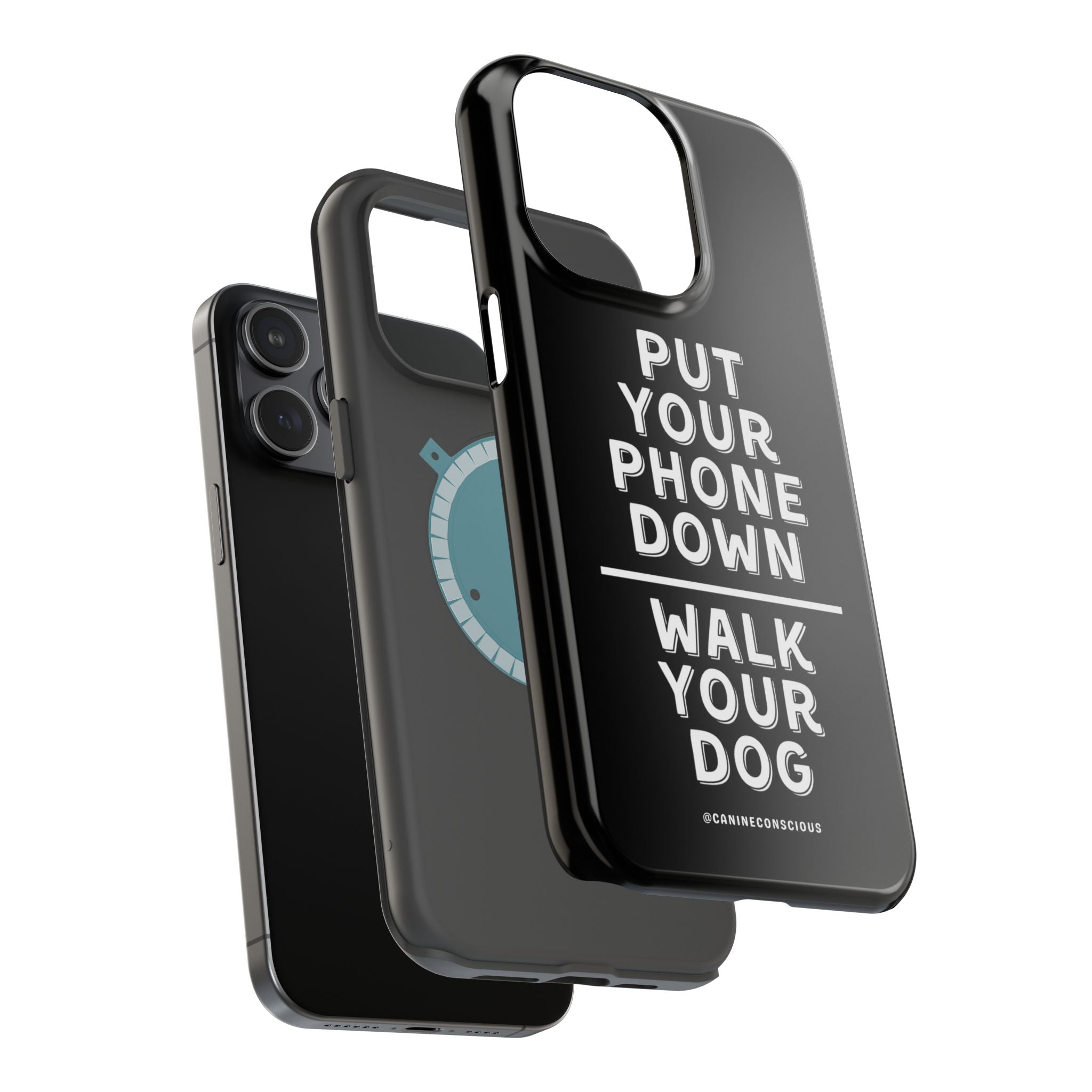 Put Your Phone Down / Walk Your Dog Magnetic Impact-Resistant Cases