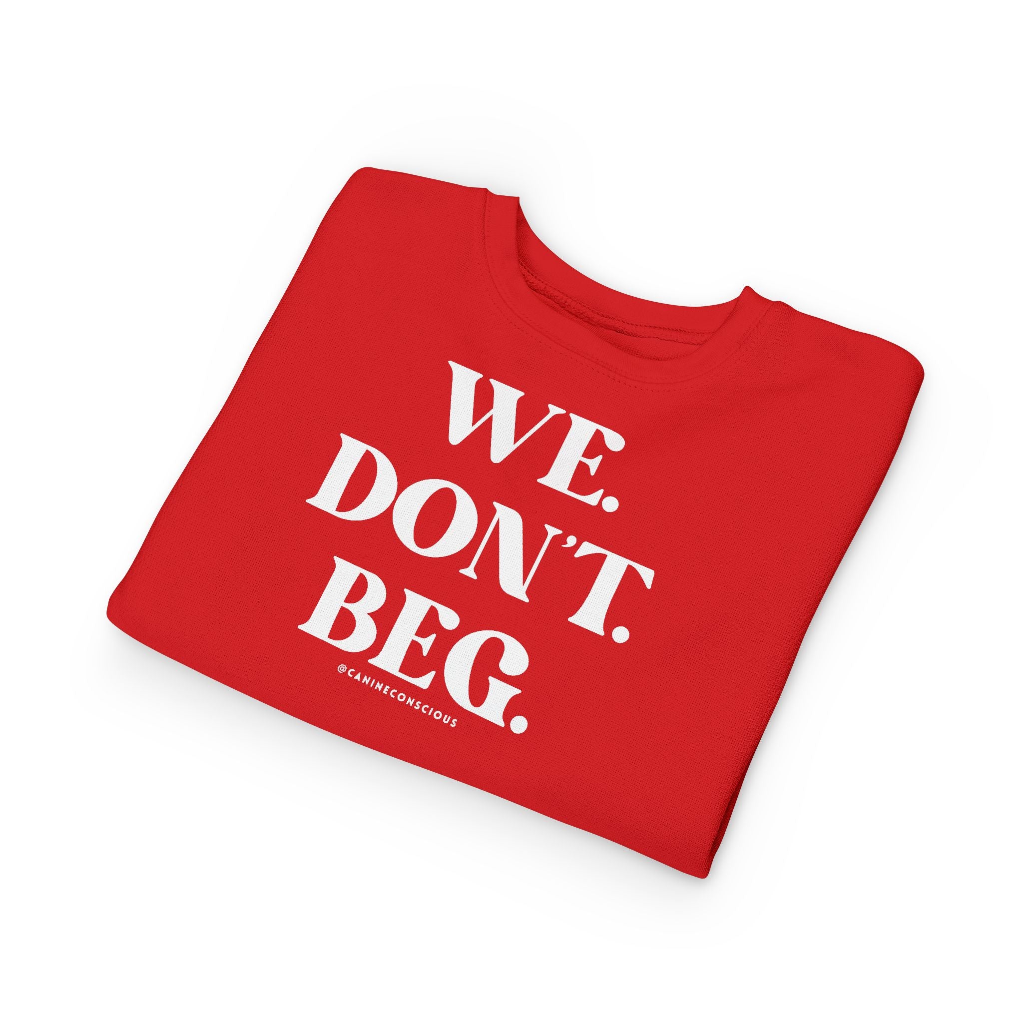 We.Don't.Beg.-Toddler sweater