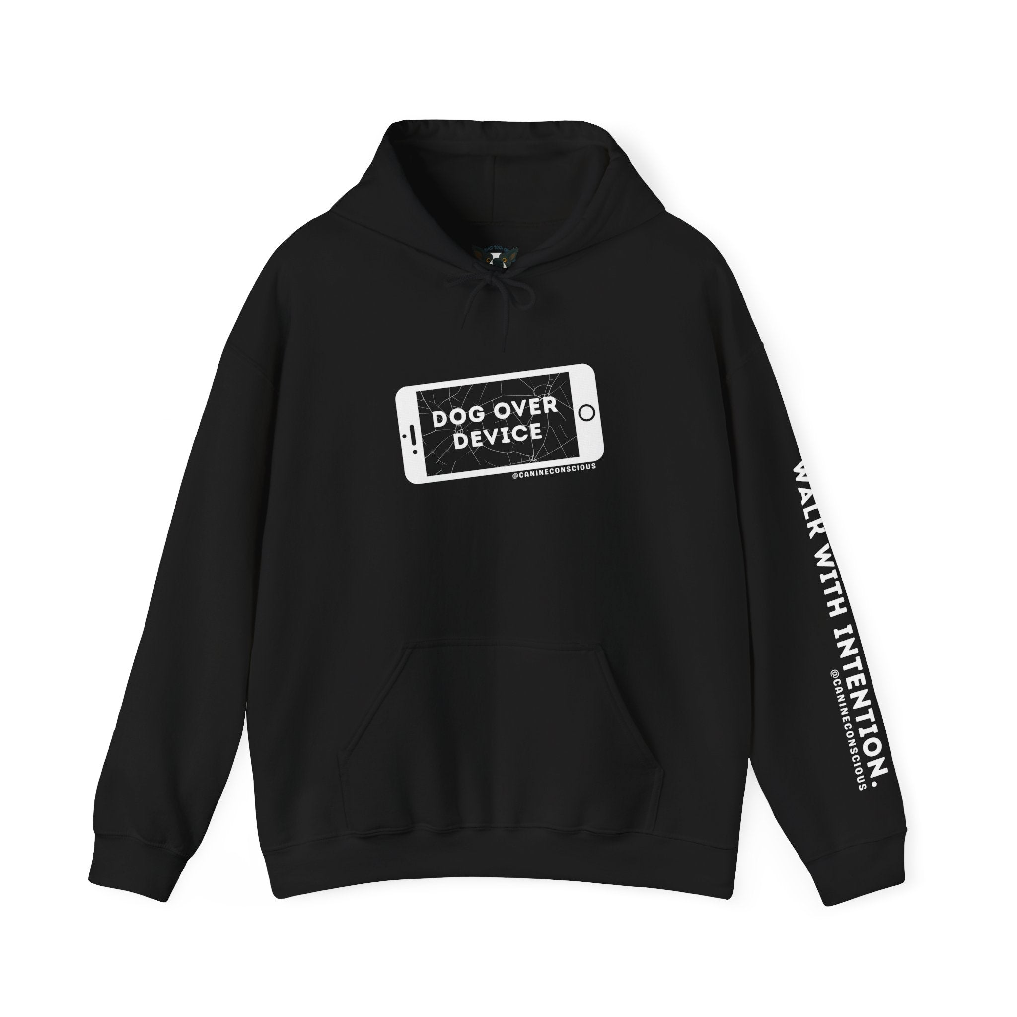 Dog Over Device Unisex Heavy Blend™ Hooded Sweatshirt