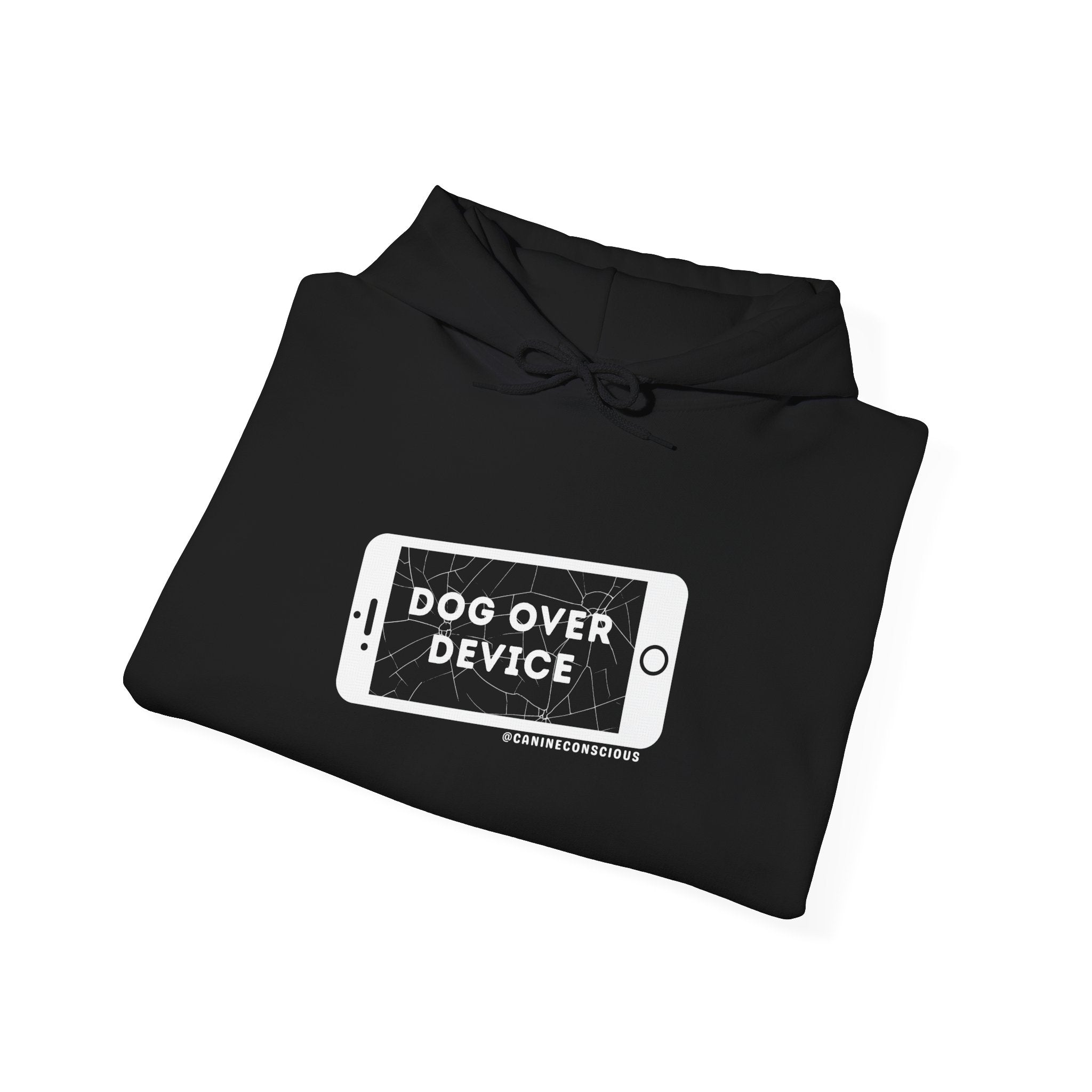 Dog Over Device Unisex Heavy Blend™ Hooded Sweatshirt
