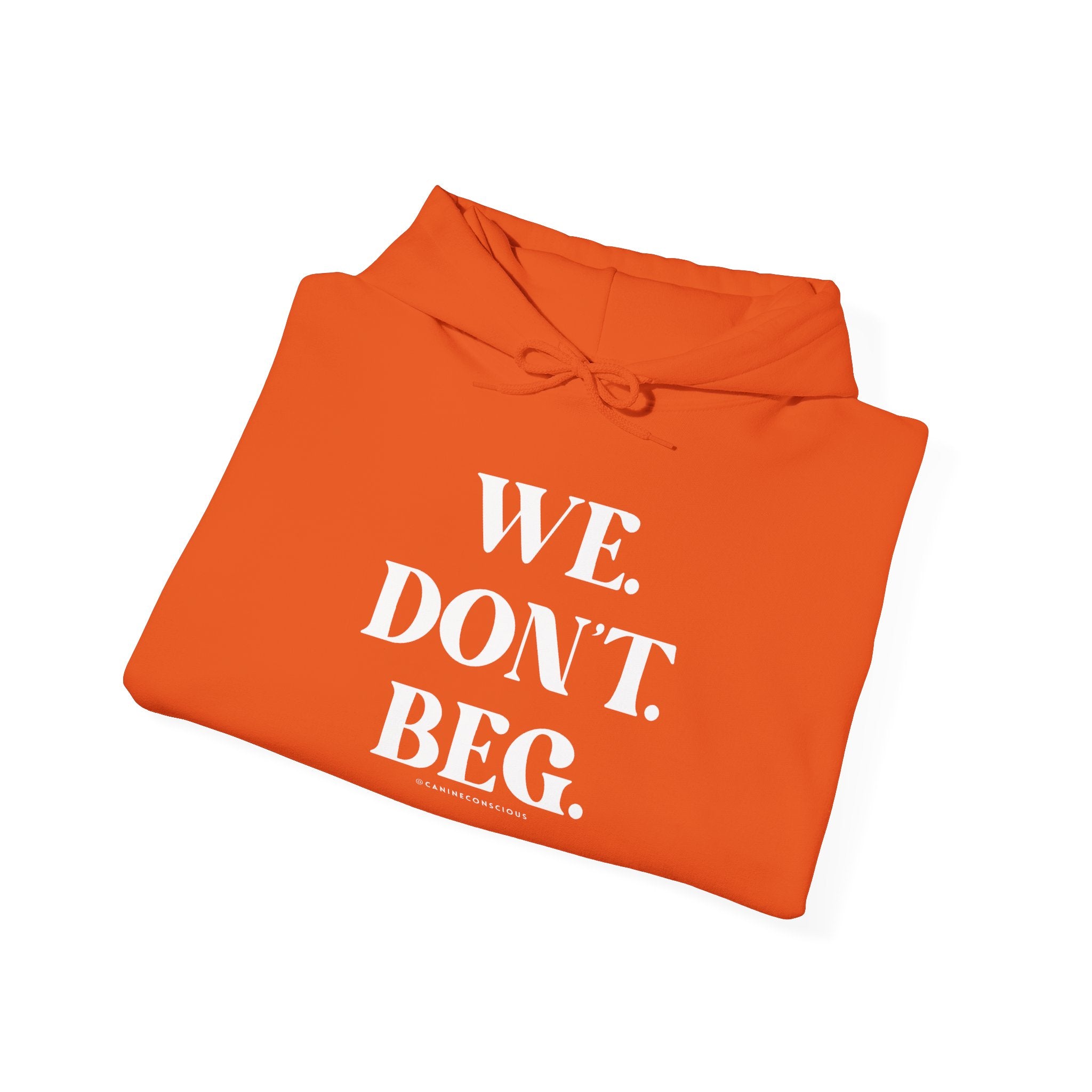WE.DON'T.BEG.-Heavy hoodie