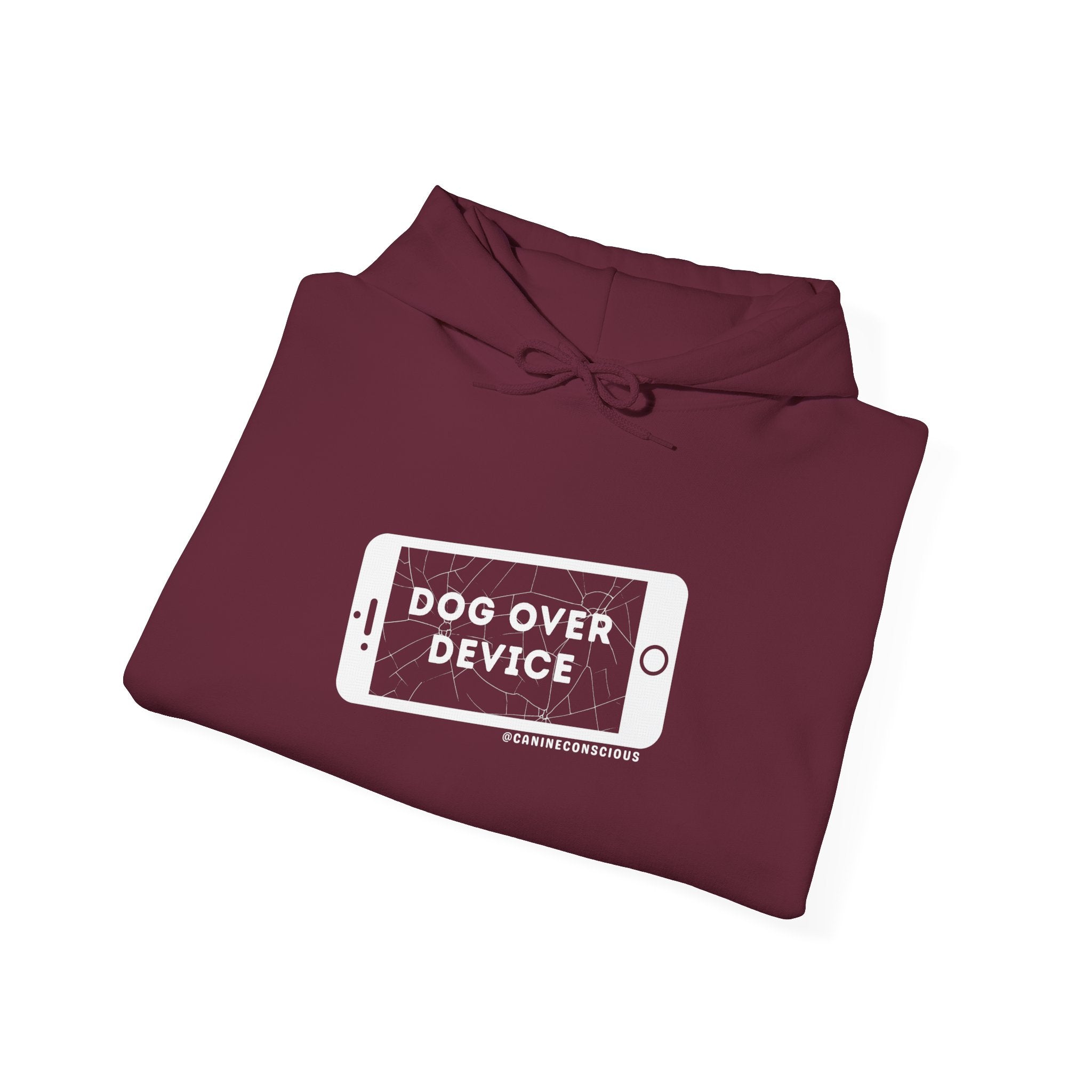 Dog Over Device Unisex Heavy Blend™ Hooded Sweatshirt