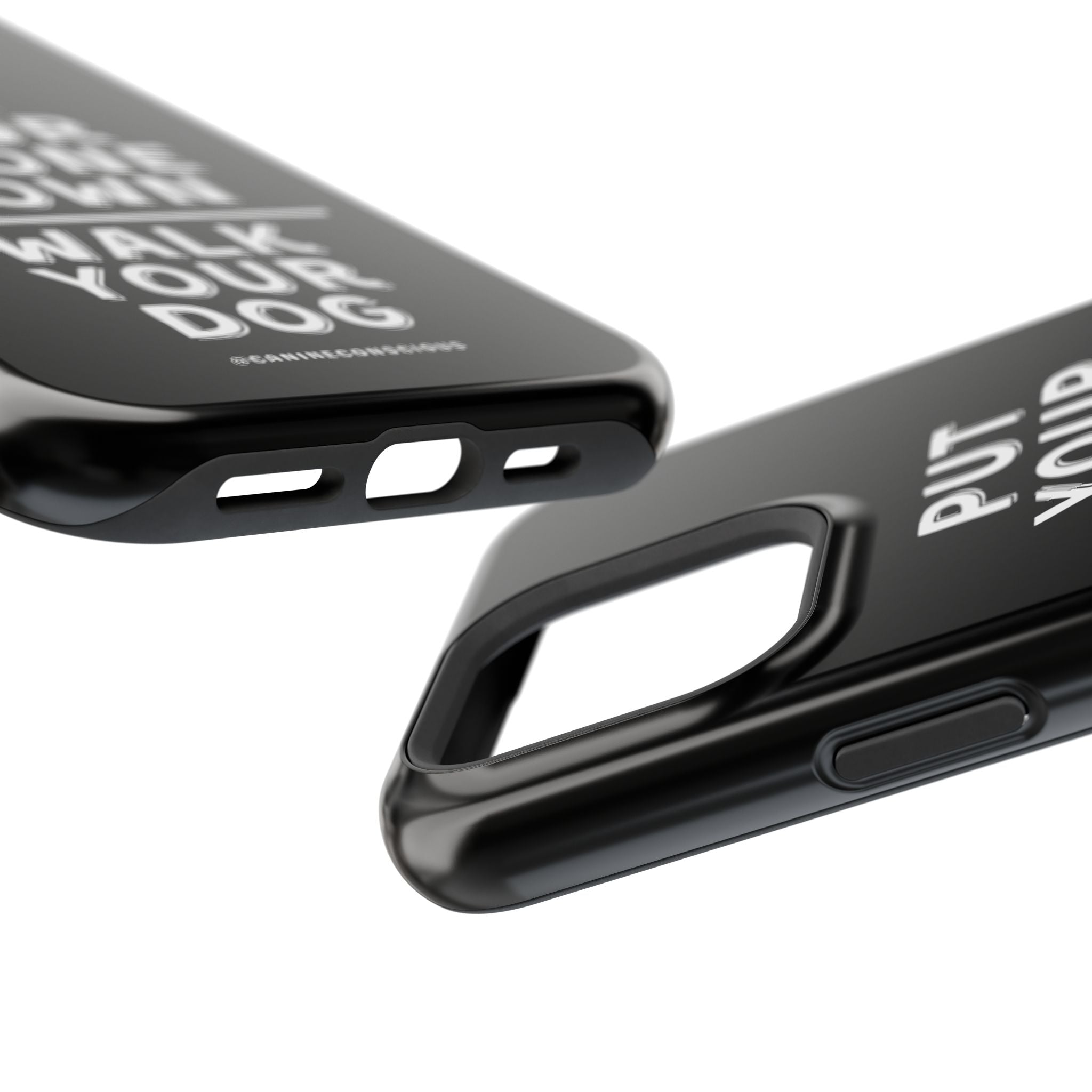 Put Your Phone Down / Walk Your Dog Magnetic Impact-Resistant Cases