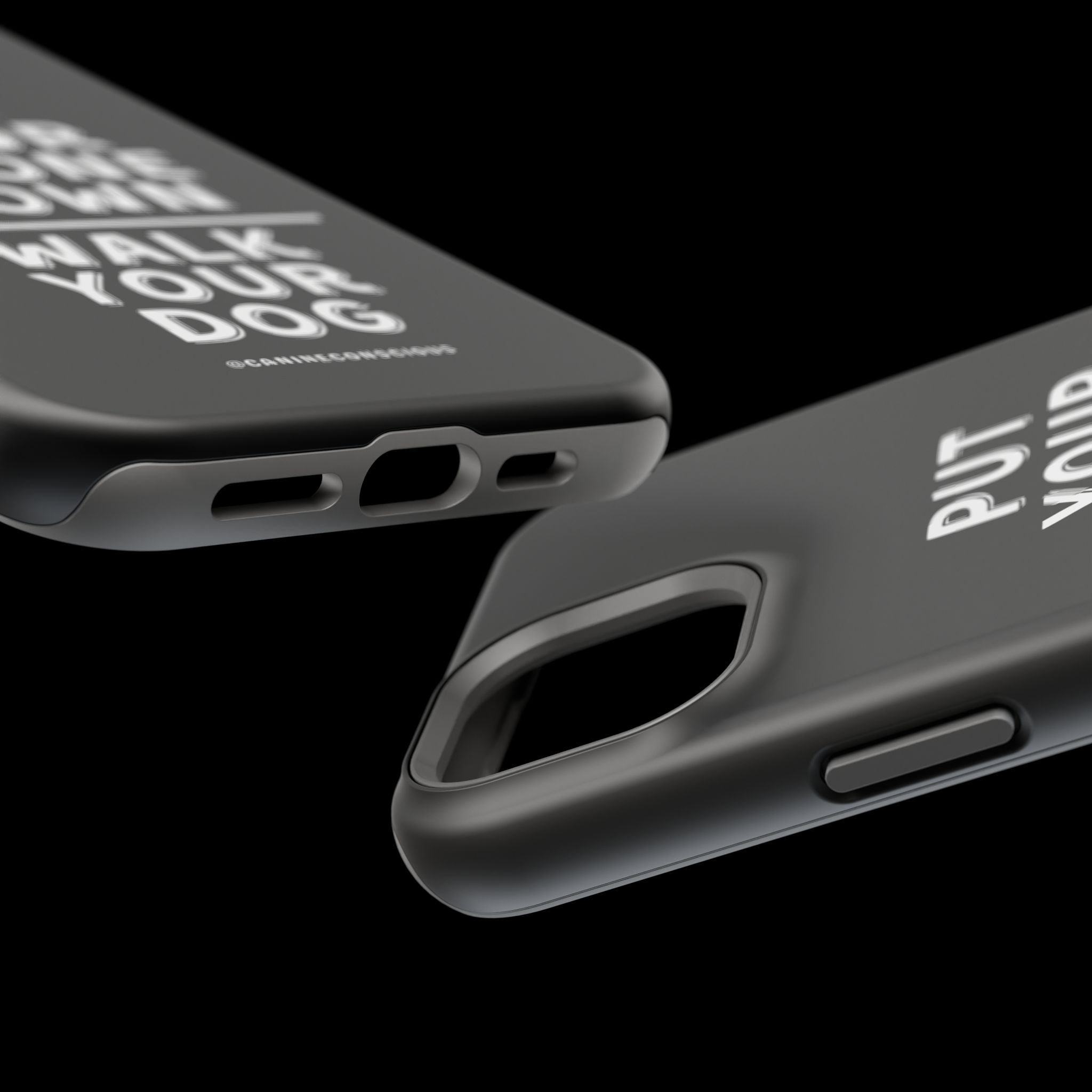 Put Your Phone Down / Walk Your Dog Magnetic Impact-Resistant Cases
