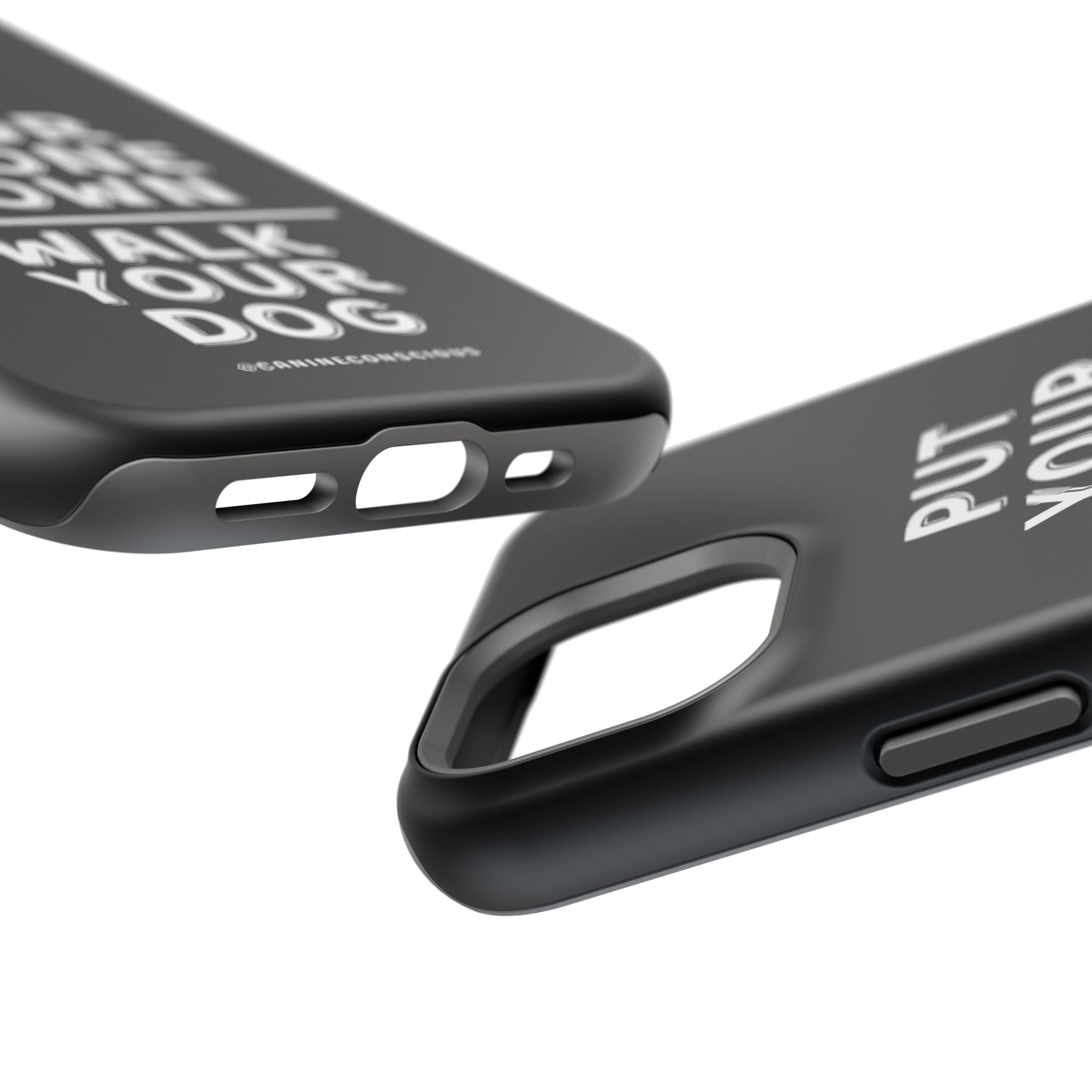 Put Your Phone Down / Walk Your Dog Magnetic Impact-Resistant Cases