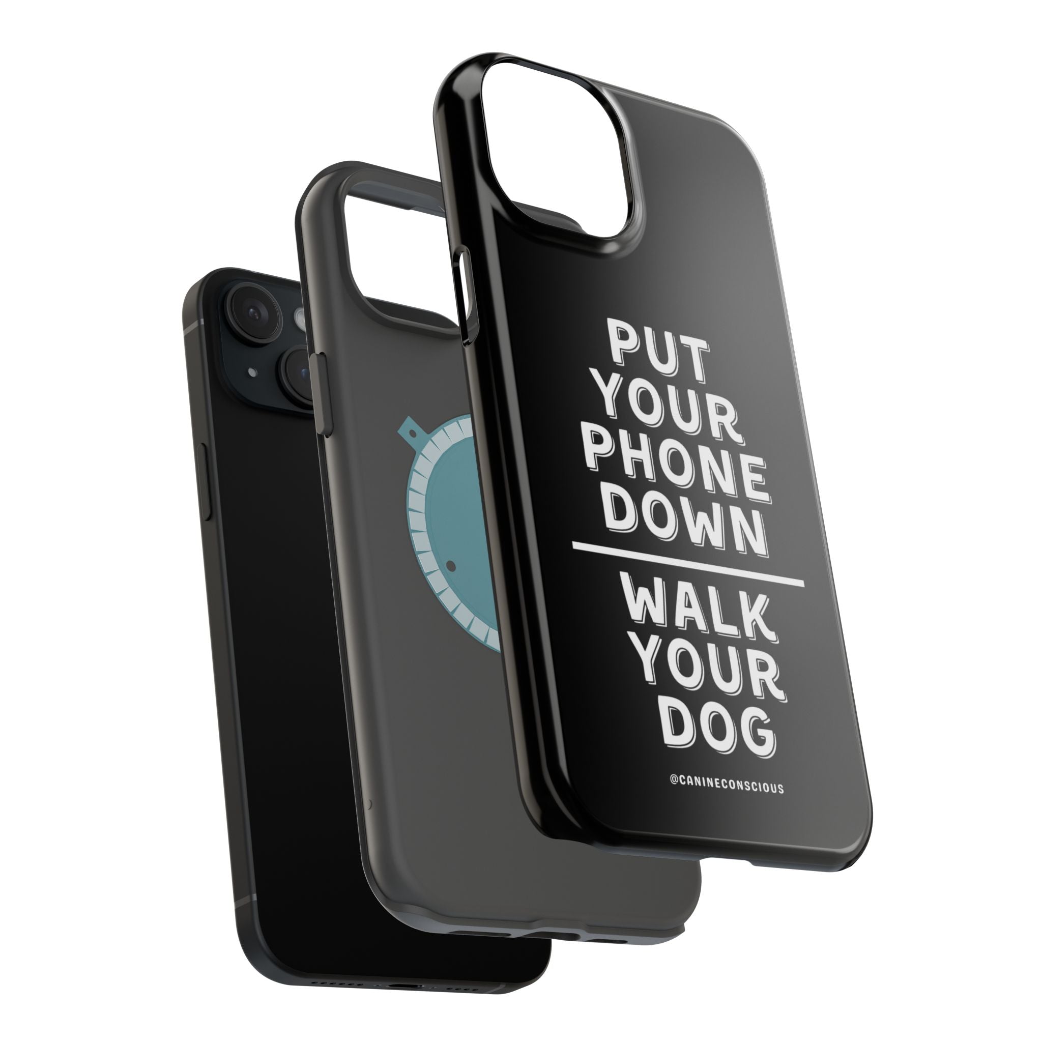 Put Your Phone Down / Walk Your Dog Magnetic Impact-Resistant Cases
