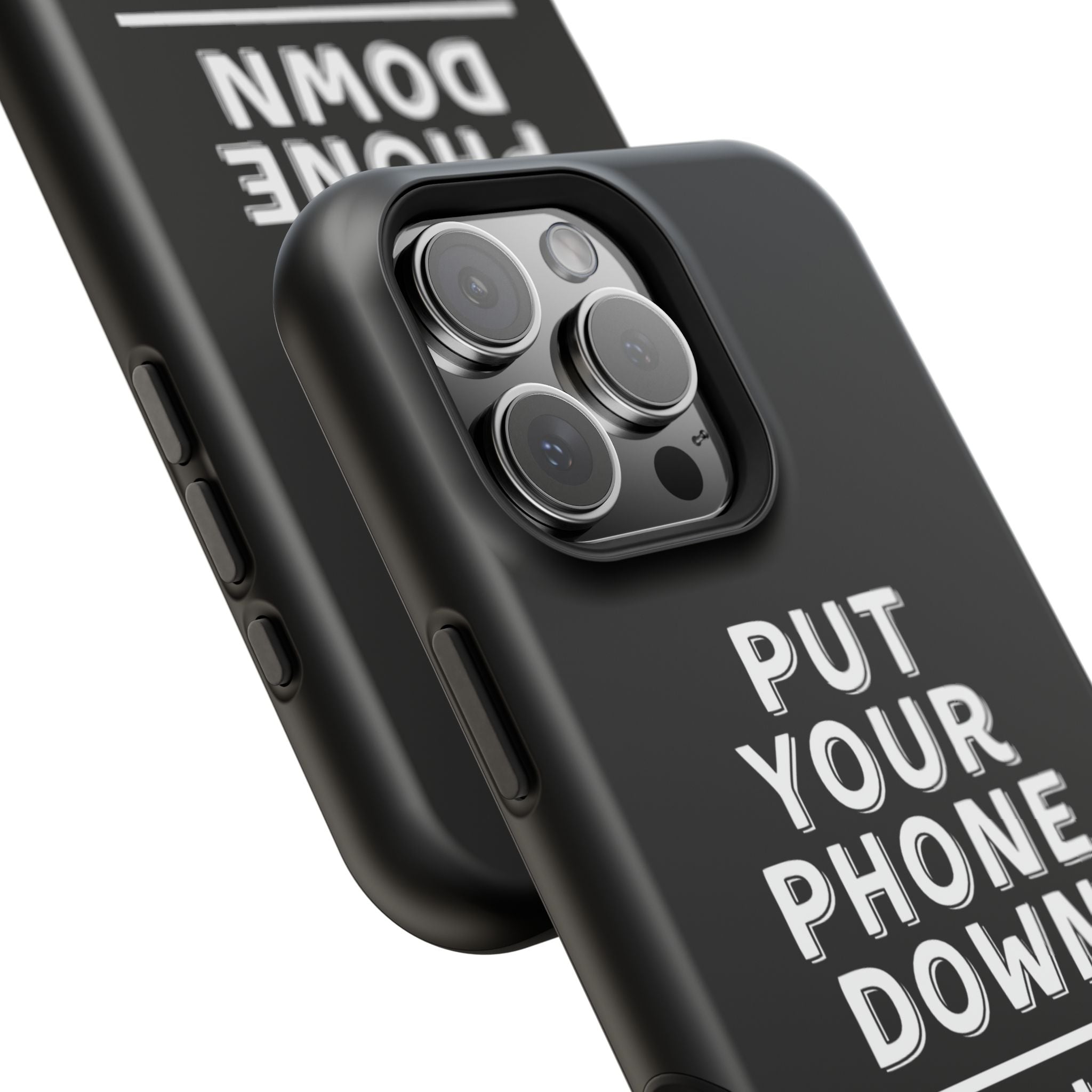 Put Your Phone Down / Walk Your Dog Magnetic Impact-Resistant Cases