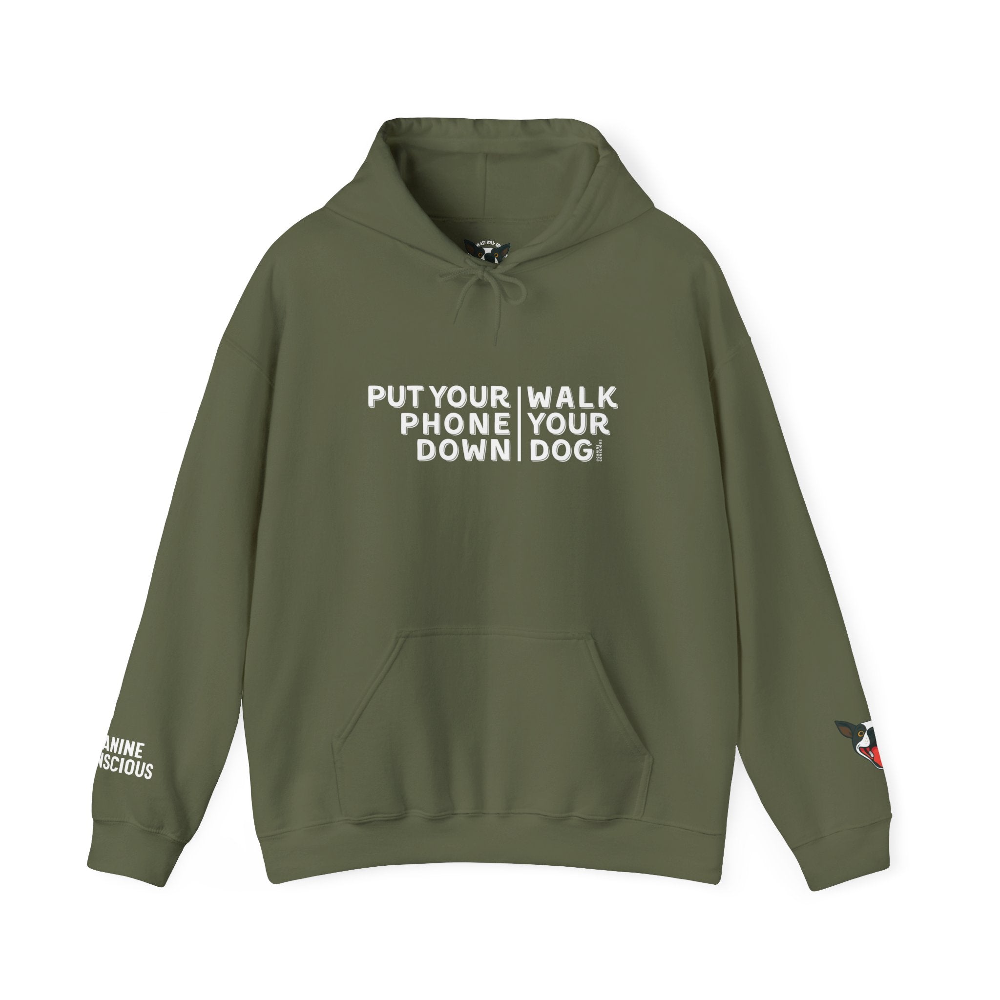 Put your phone down\Walk your dog™- Hoodie