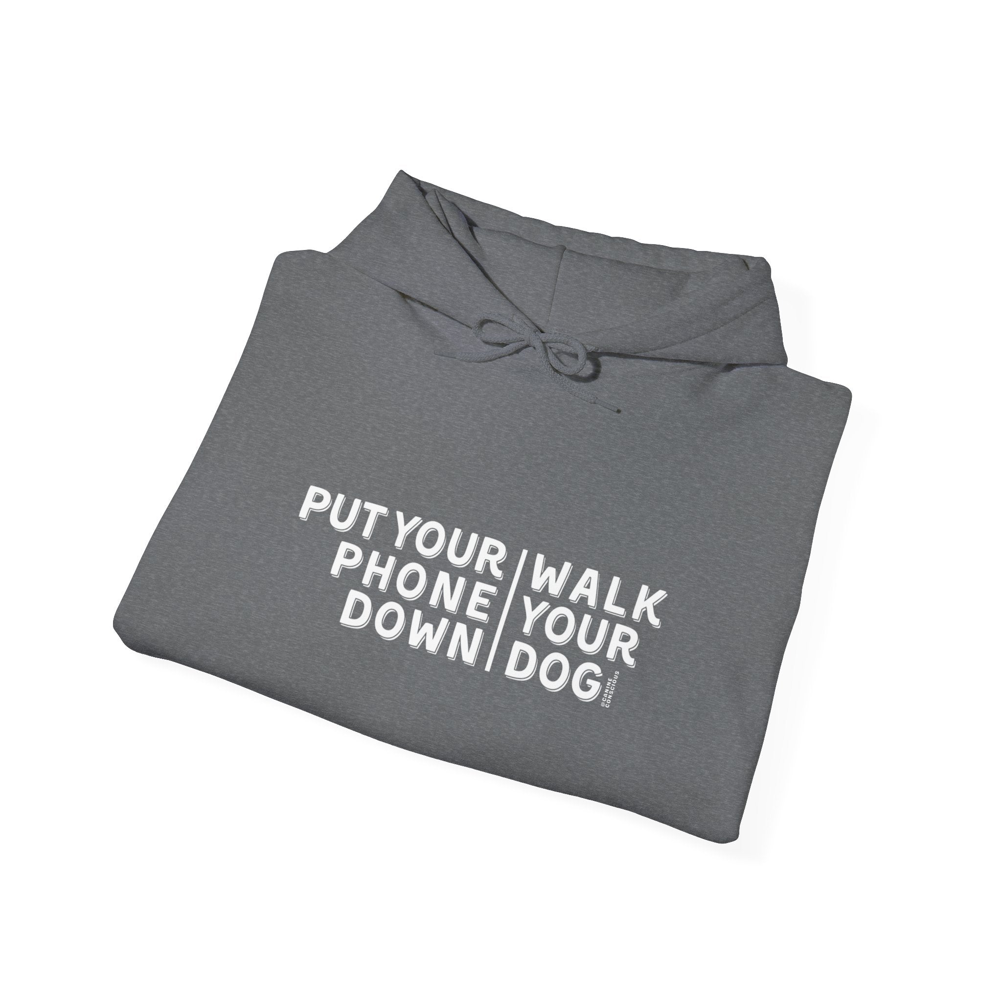 Put your phone down\Walk your dog™- Hoodie
