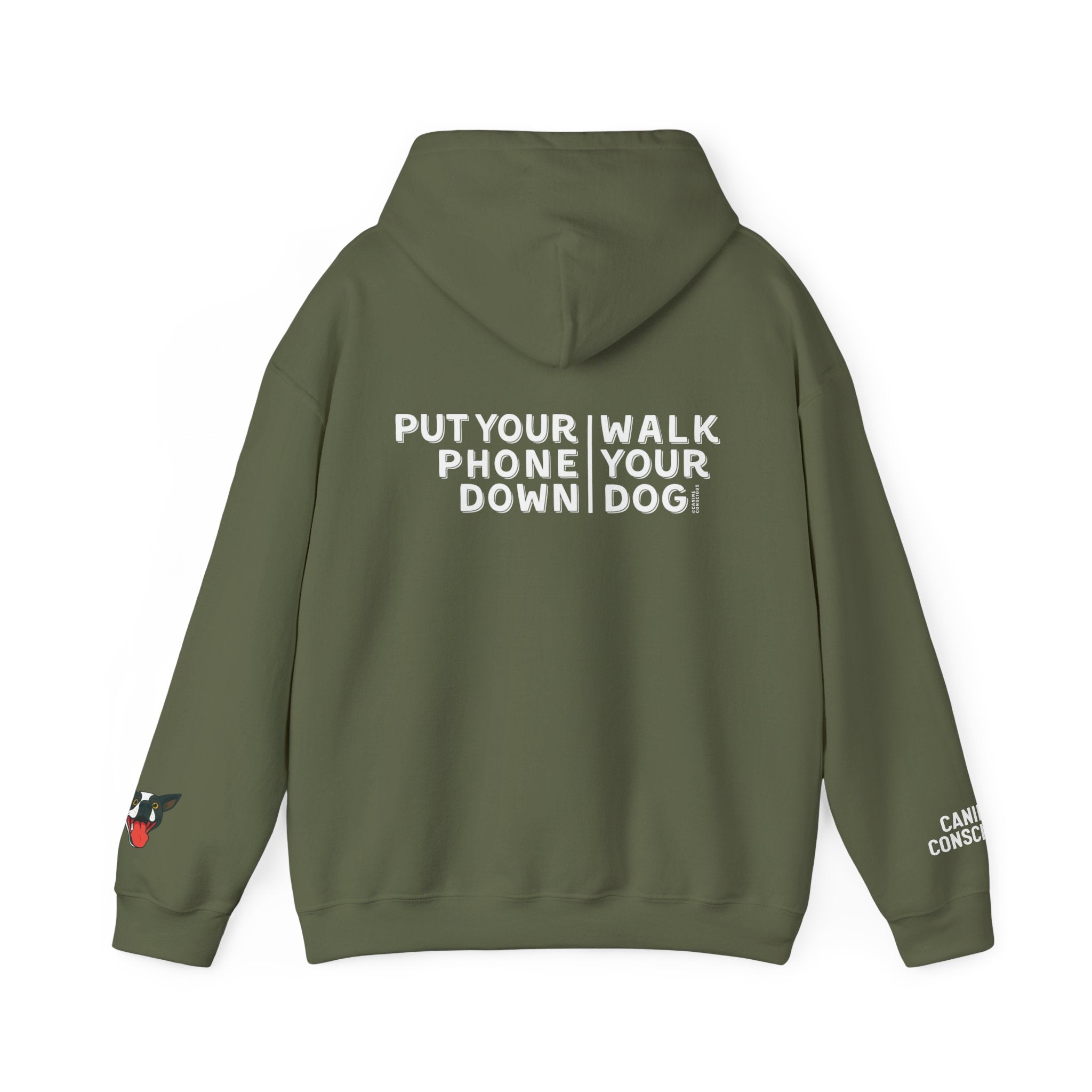 Put your phone down\Walk your dog™- Hoodie