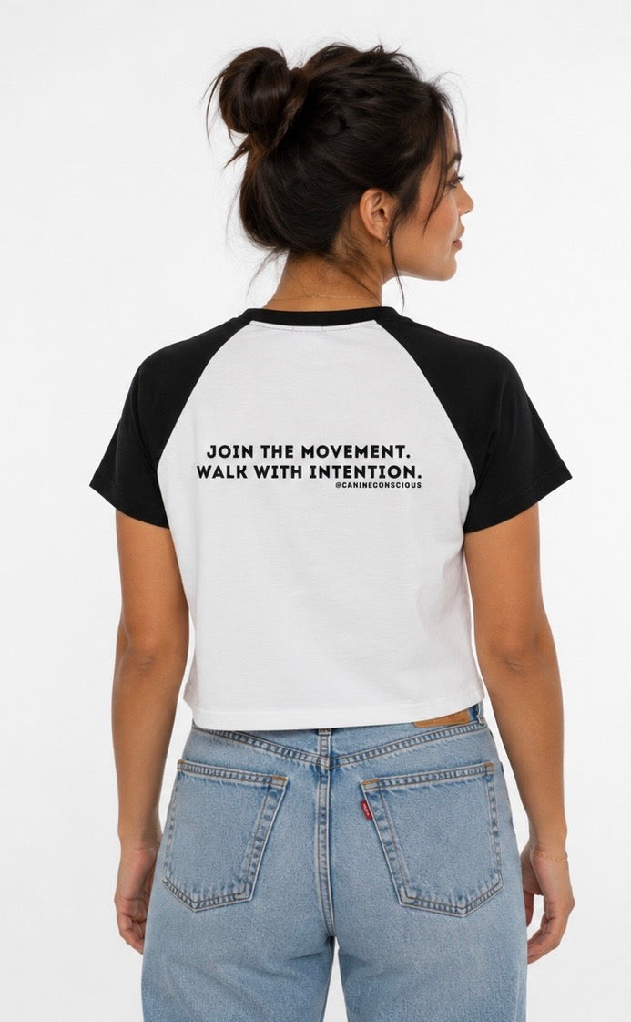 We Don't Beg Raglan Tee — Women's Empowerment Graphic Baby Tee