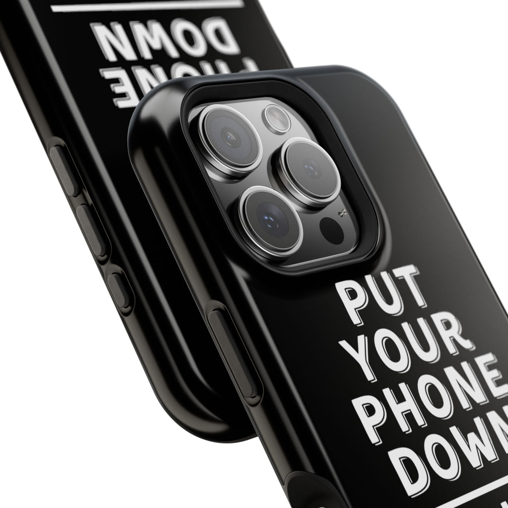 Put Your Phone Down / Walk Your Dog Magnetic Impact-Resistant Cases