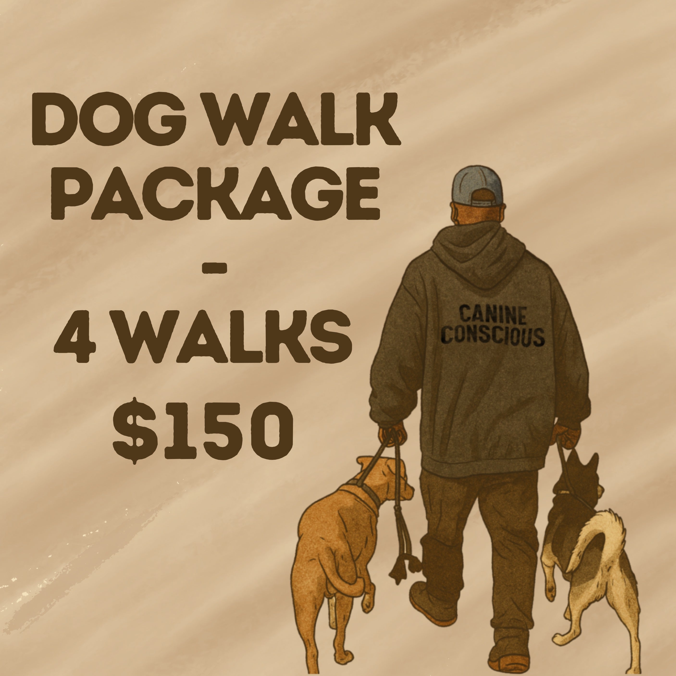 Dog Walk Package - 4 walks